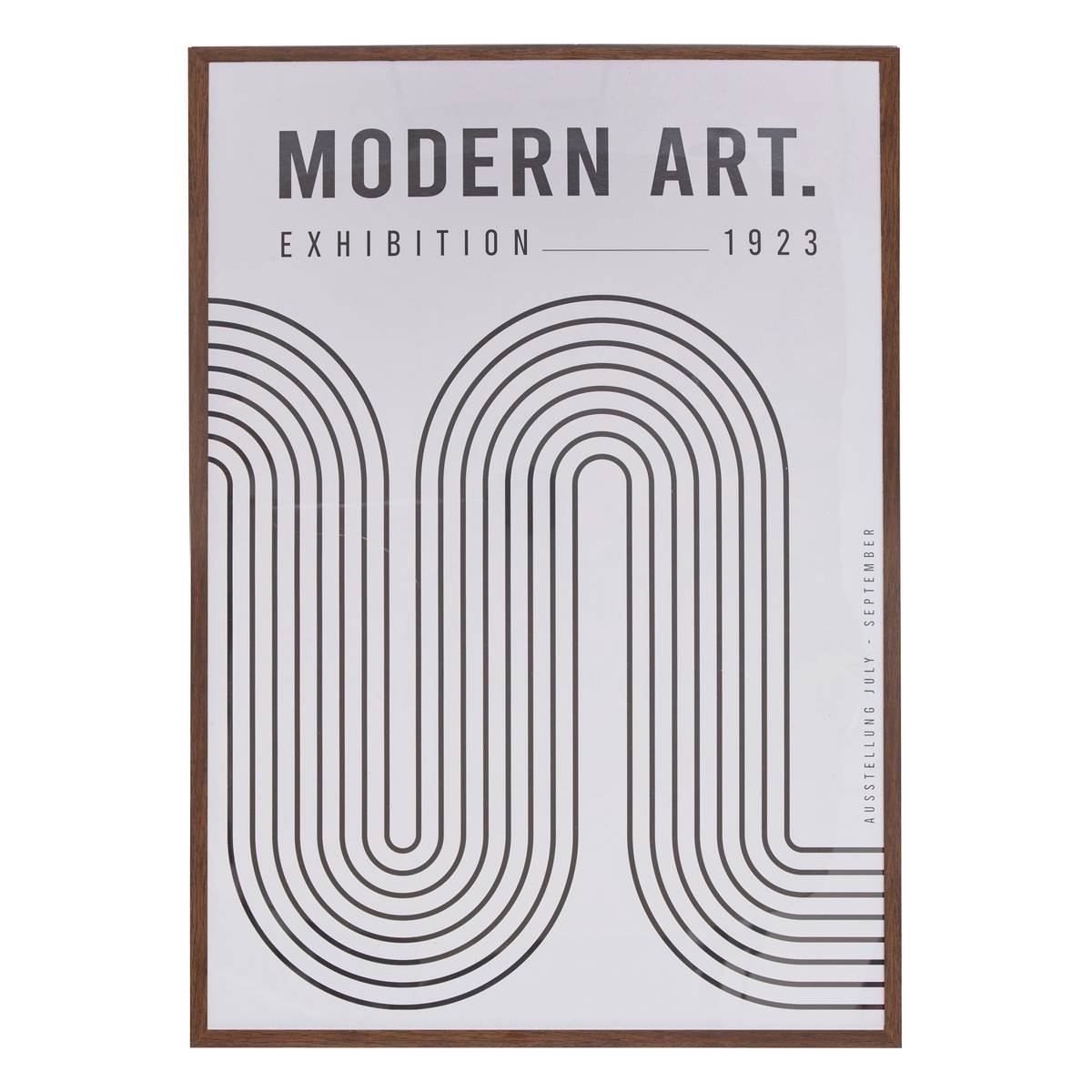 Framed Poster "Adem" Black & White, 50x70 cm