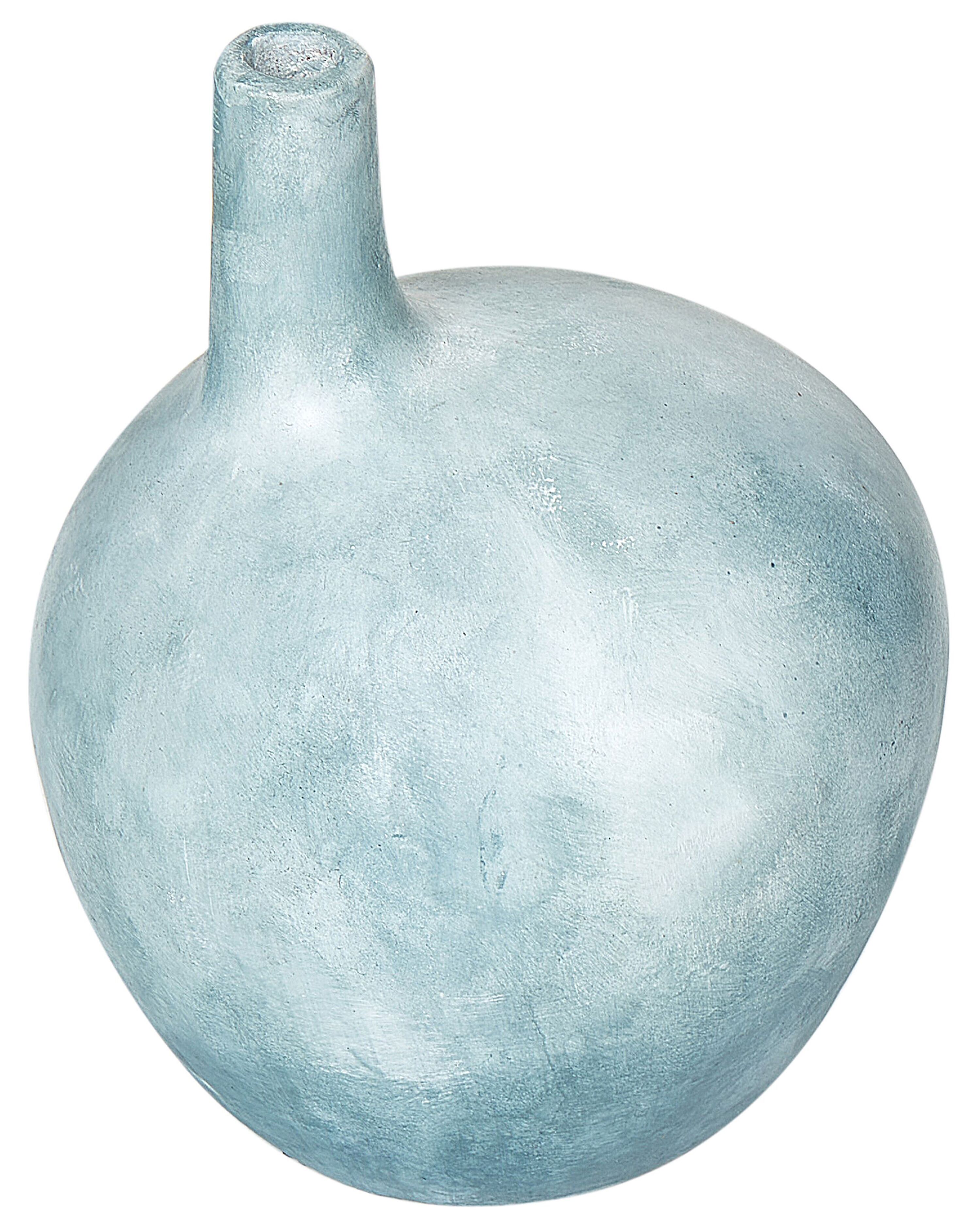 Decorative Vase BENTONG Ceramic 26 cm Light Blue