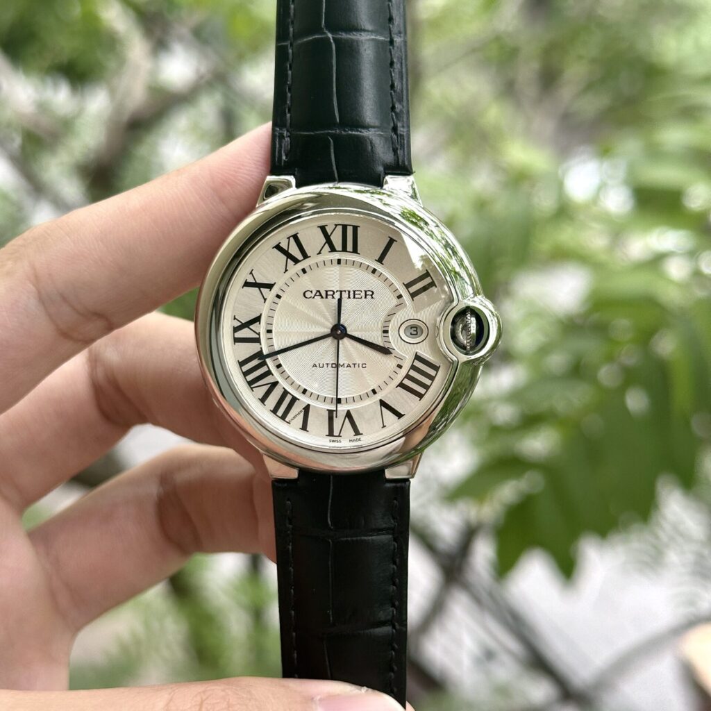 Cartier Replica Watch Ballon Bleu Leather Strap AF Factory 42mm - Top club
