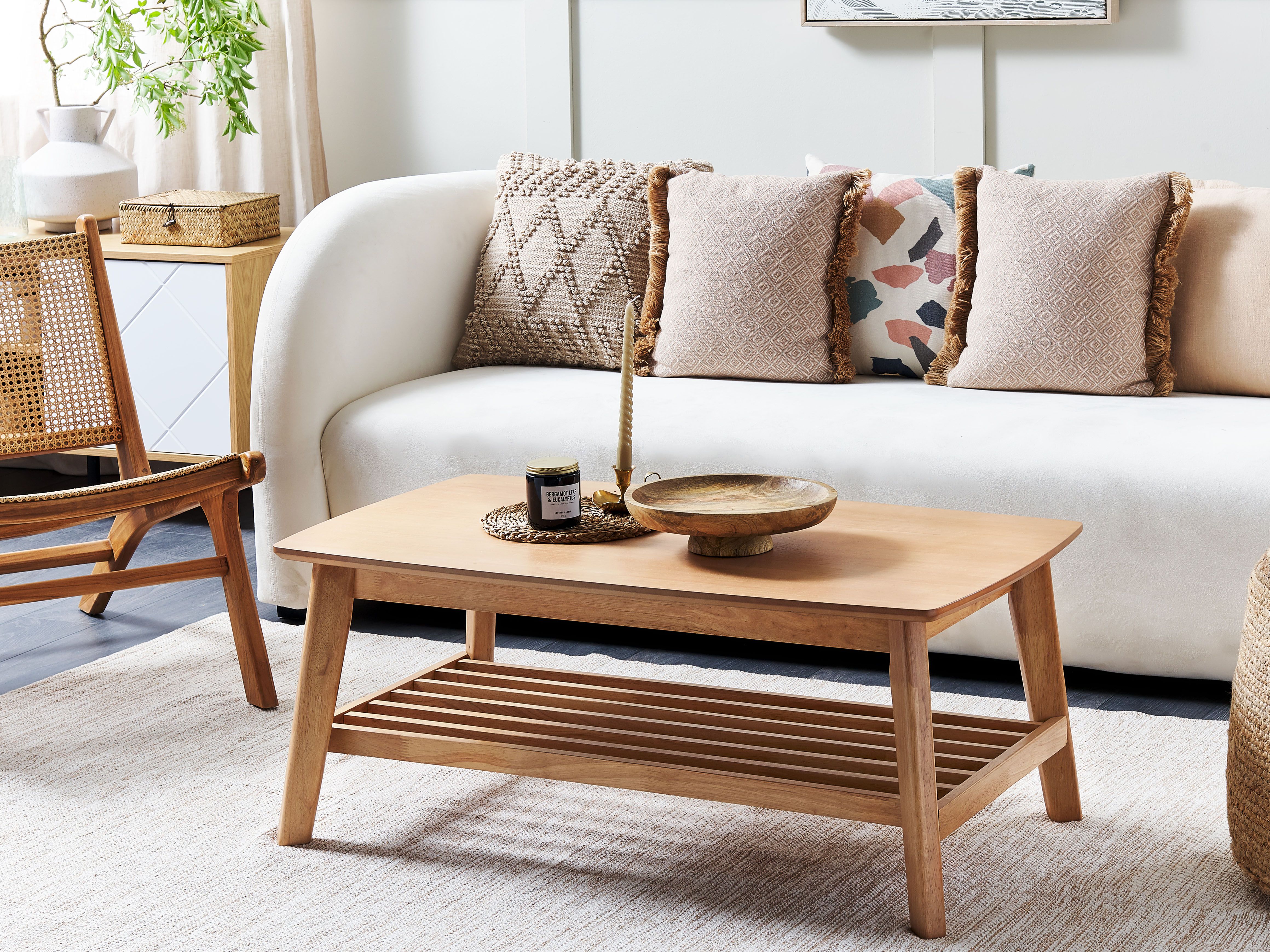 Coffee Table TULARE Light Brown