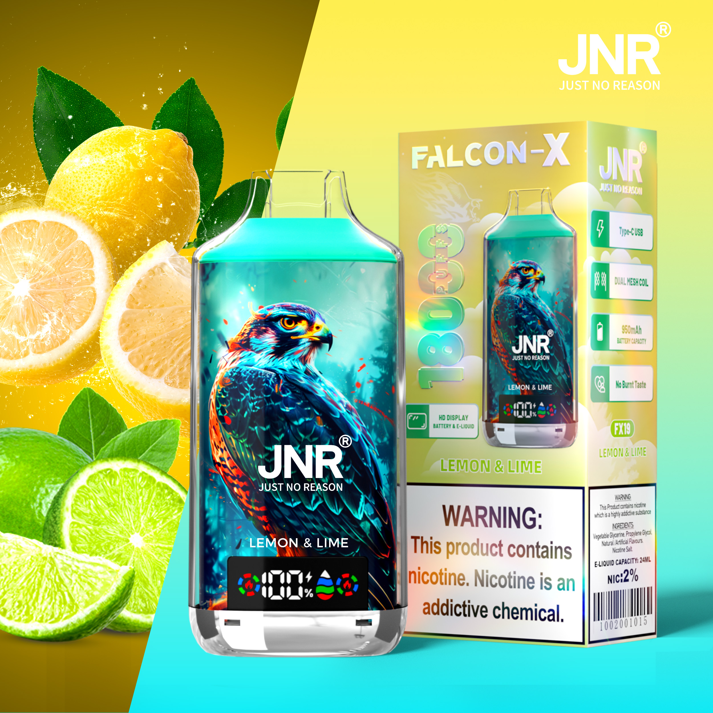 JNR Falcon X 18000 Puffs