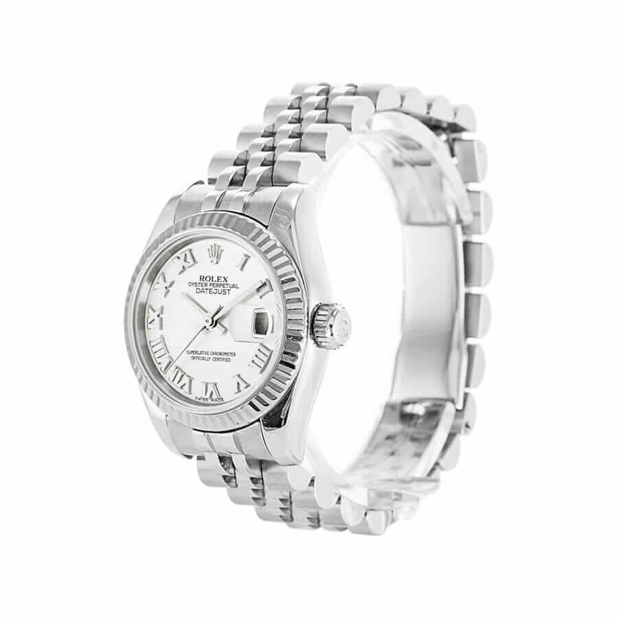 Rolex Datejust 179174 White Roman Numeral Dial Replica - Elite Watch Atelier