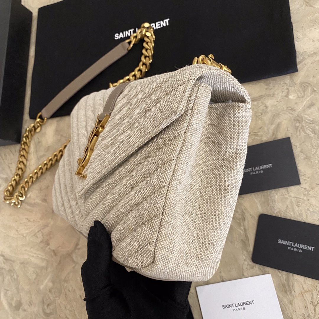 COLLEGE MEDIUM IN QUILTED LEATHER1:1High-quality replica