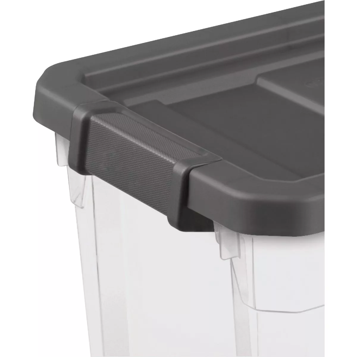 Sterilite 30 Qt./28L Flat Gray Stacker Storage Tote