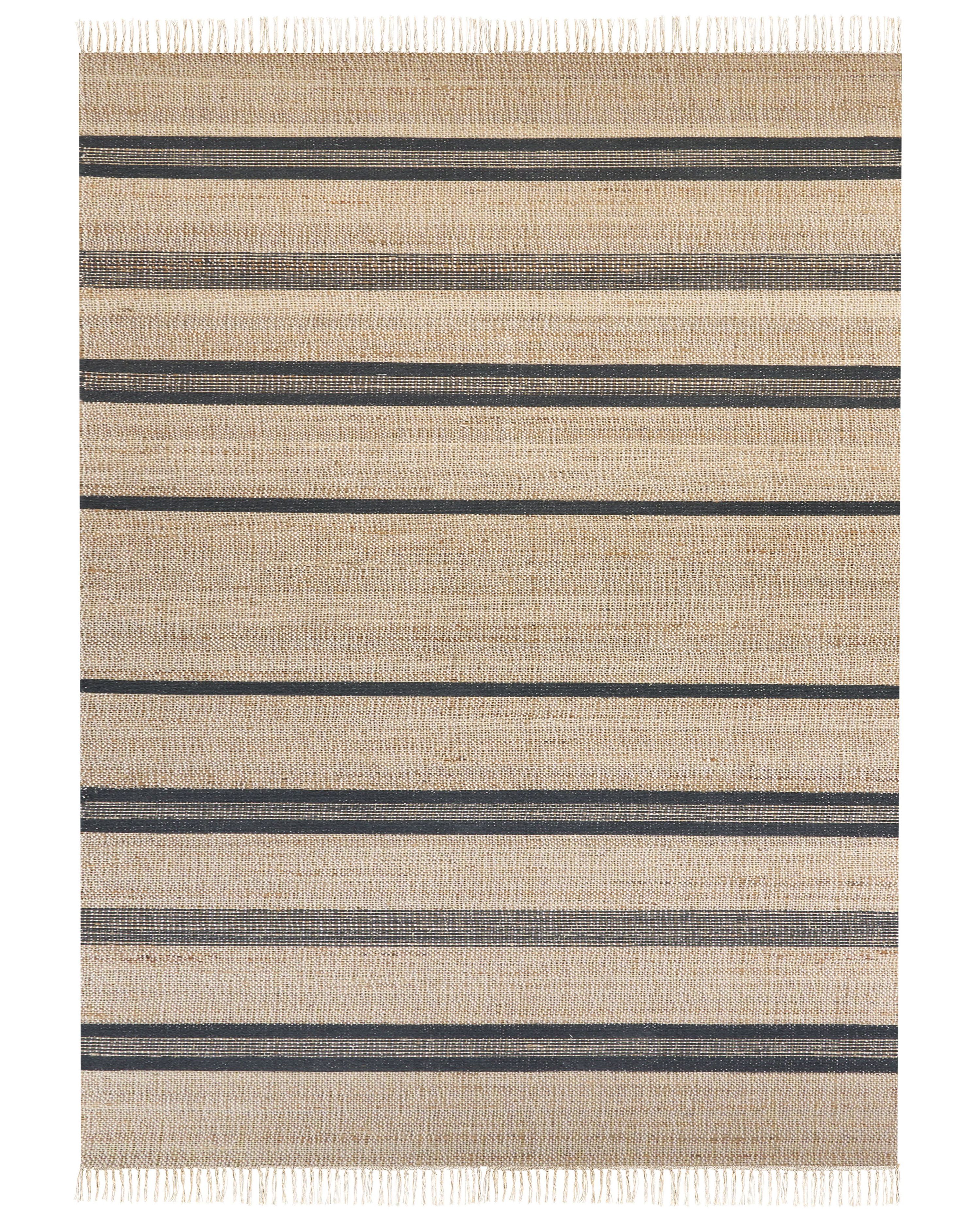 Rug TALPUR Graphite Grey 160 x 230 cm Jute
