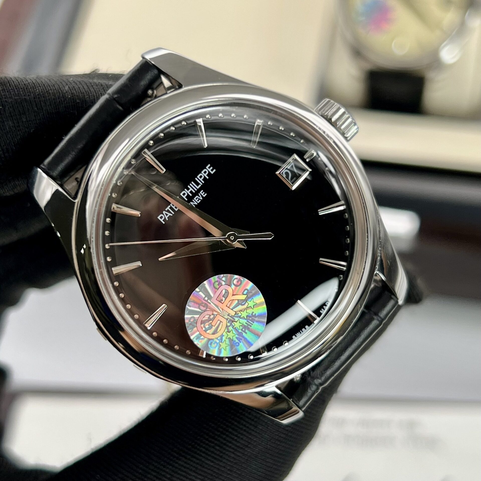 Patek Philippe Calatrava 5227G Replica 1:1 Watch Black GR Factory 39mm - Top club