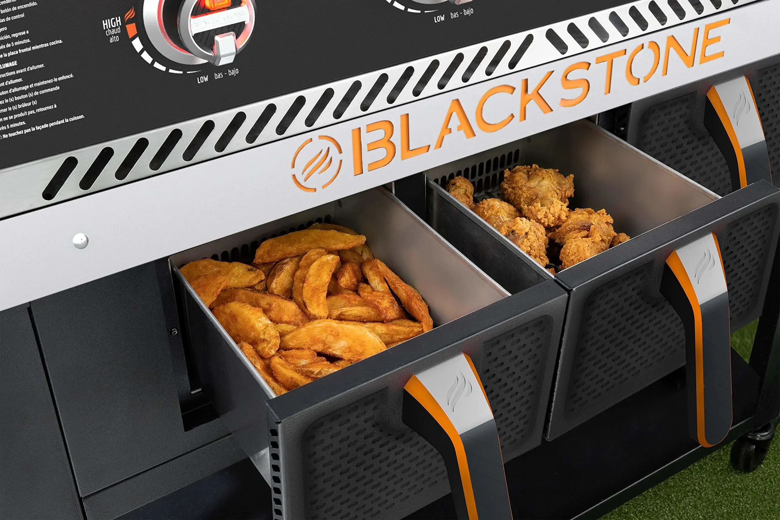 Blackstone 4-burner hob and air fryer combination – 36 inch - Image 9