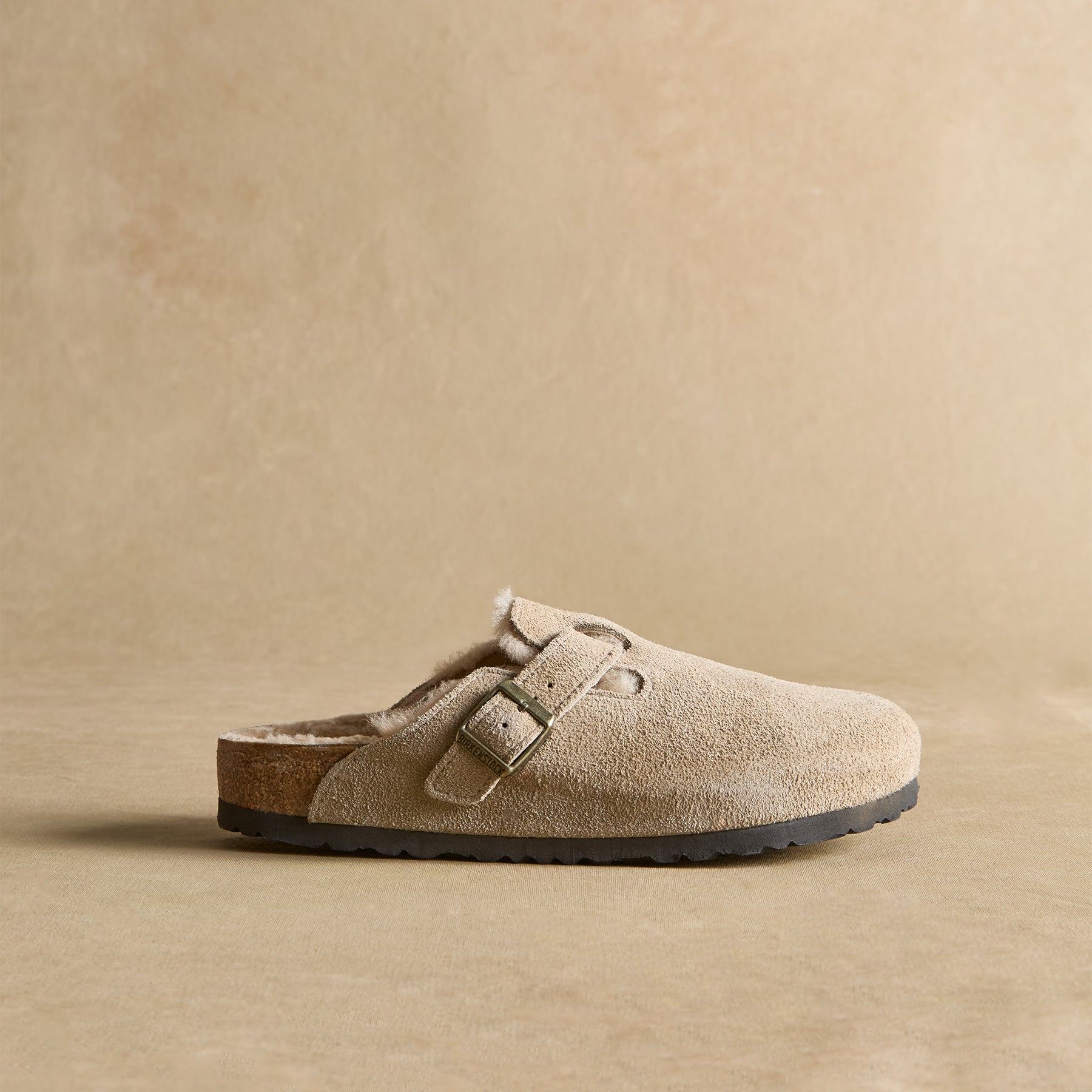 Boston Shearling Suede Mules - Sundance Clothing