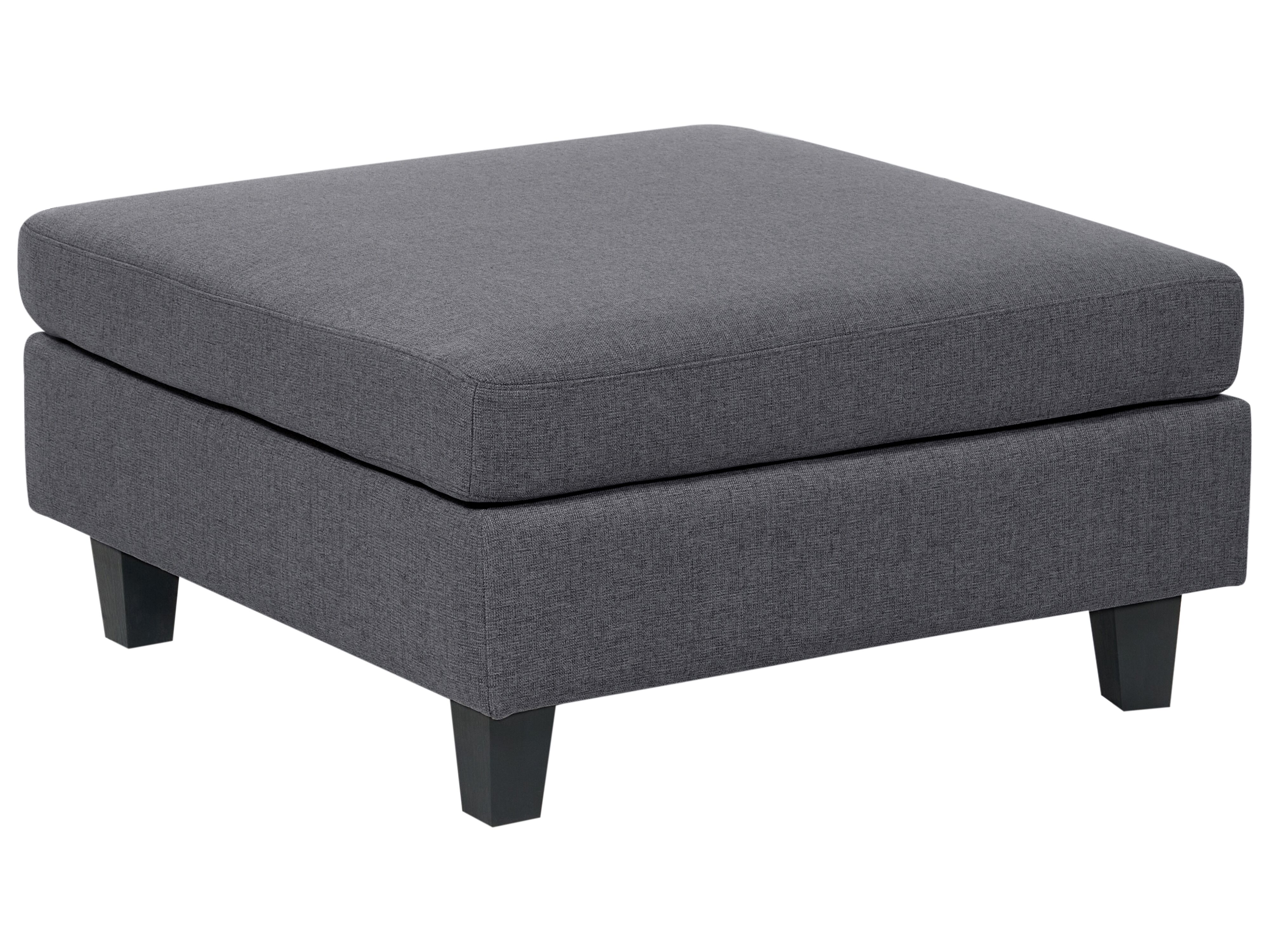 Ottoman UNSTAD Fabric Dark Grey