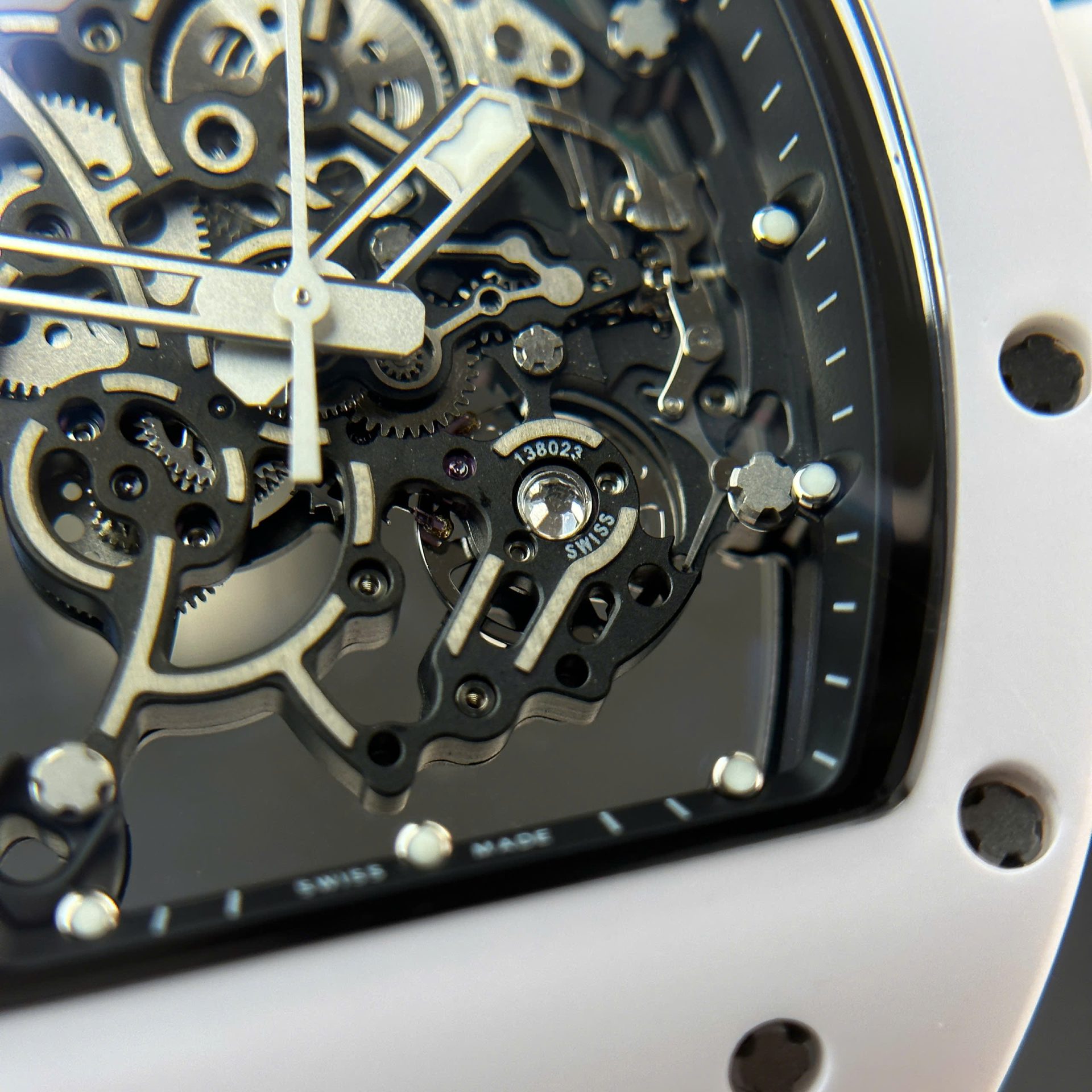 Richard Mille RM055 Bubba Watson Best Replica Watch White Ceramic BBR Factory 42,7 49,7 - Top club