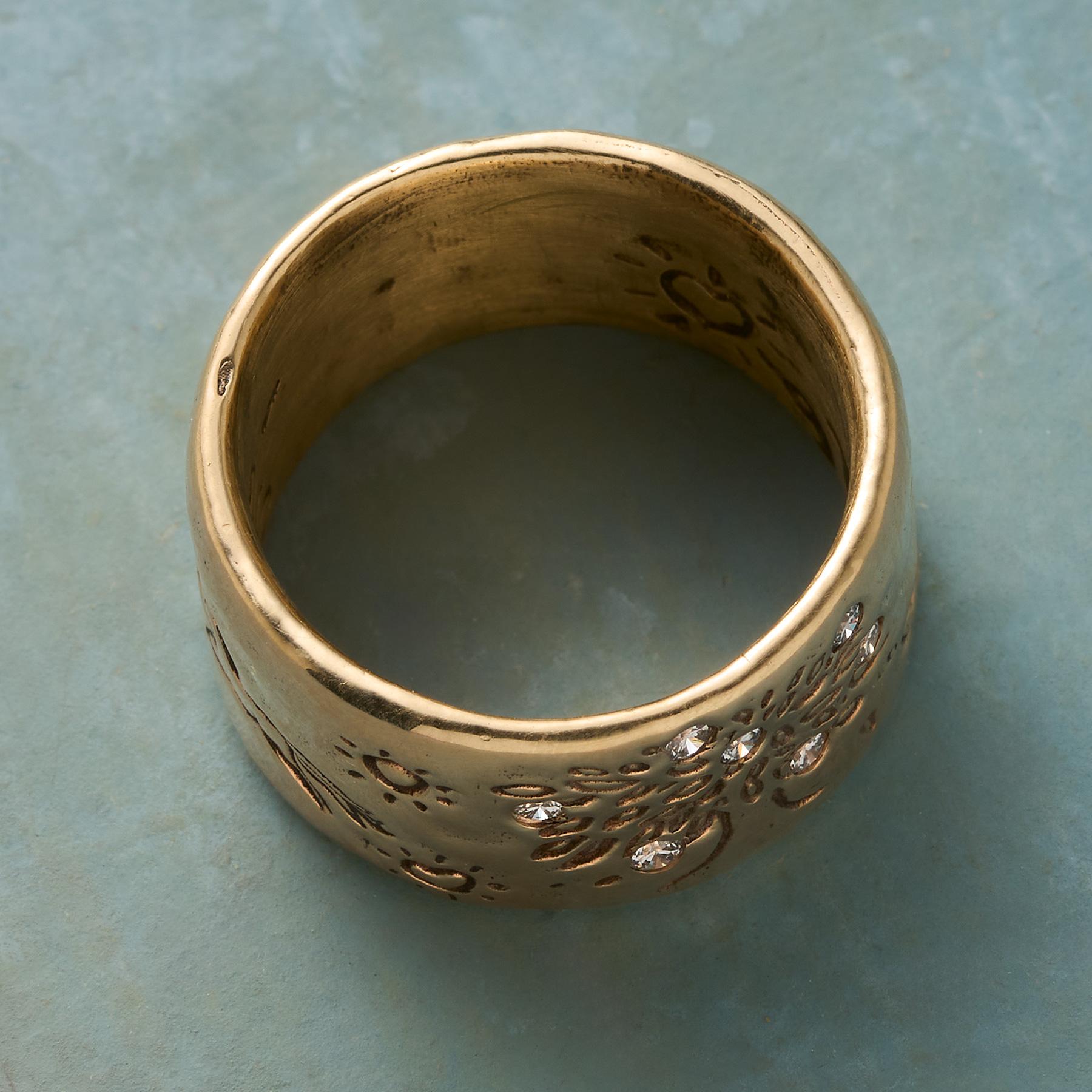 Dappled Forest Ring, Yellow Gold - Sundance Clothing