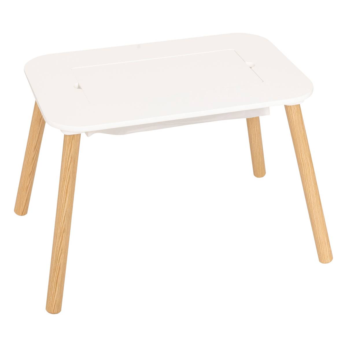Children's Play Table "Buldy" White, 68.5x43 cm