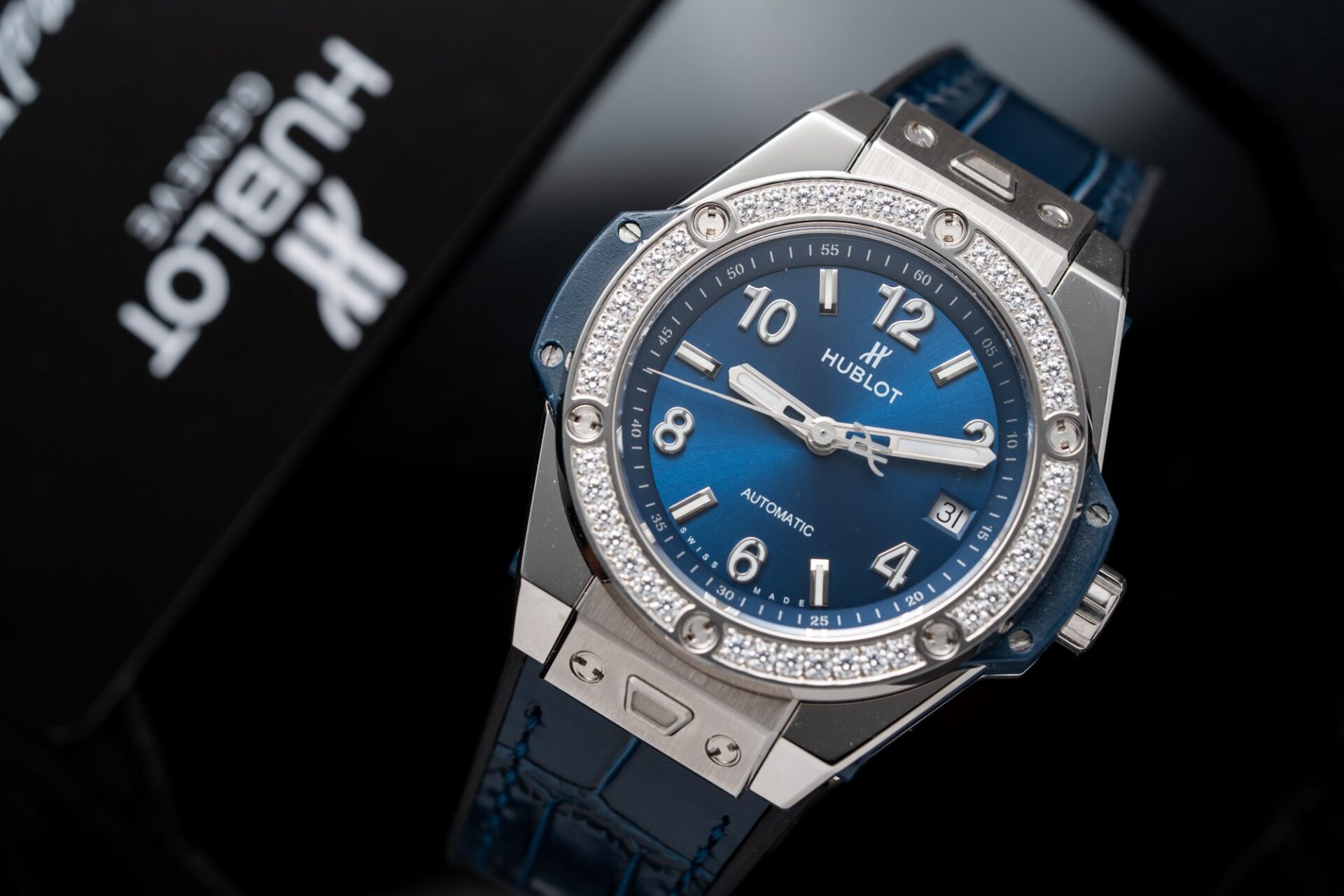 Hublot Big Bang One Click Fake Watch Blue Dial 39mm - Top club