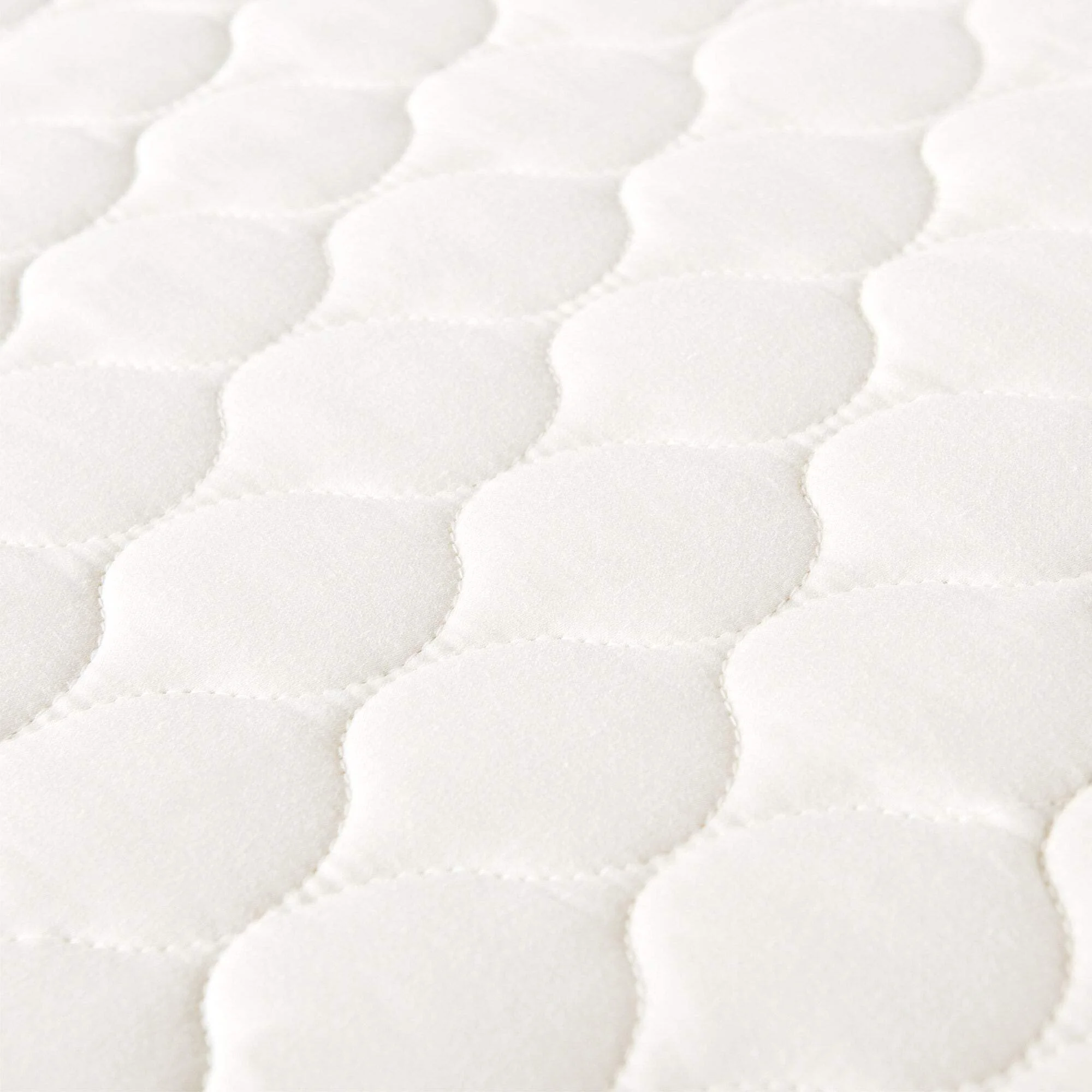 Whisper Organics 100% Cotton Organic Mattress Protector, 300TC Mattress Pad, Queen size, Ivory