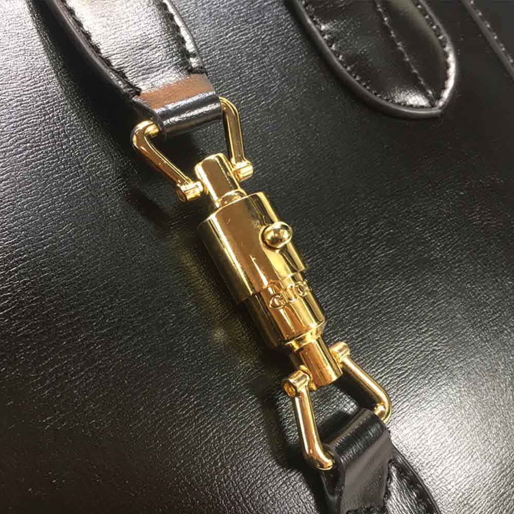 Replica Gucci Jackie 1961 Large Tote Bag 649015 Red/Black/Grey1:1High-quality replica