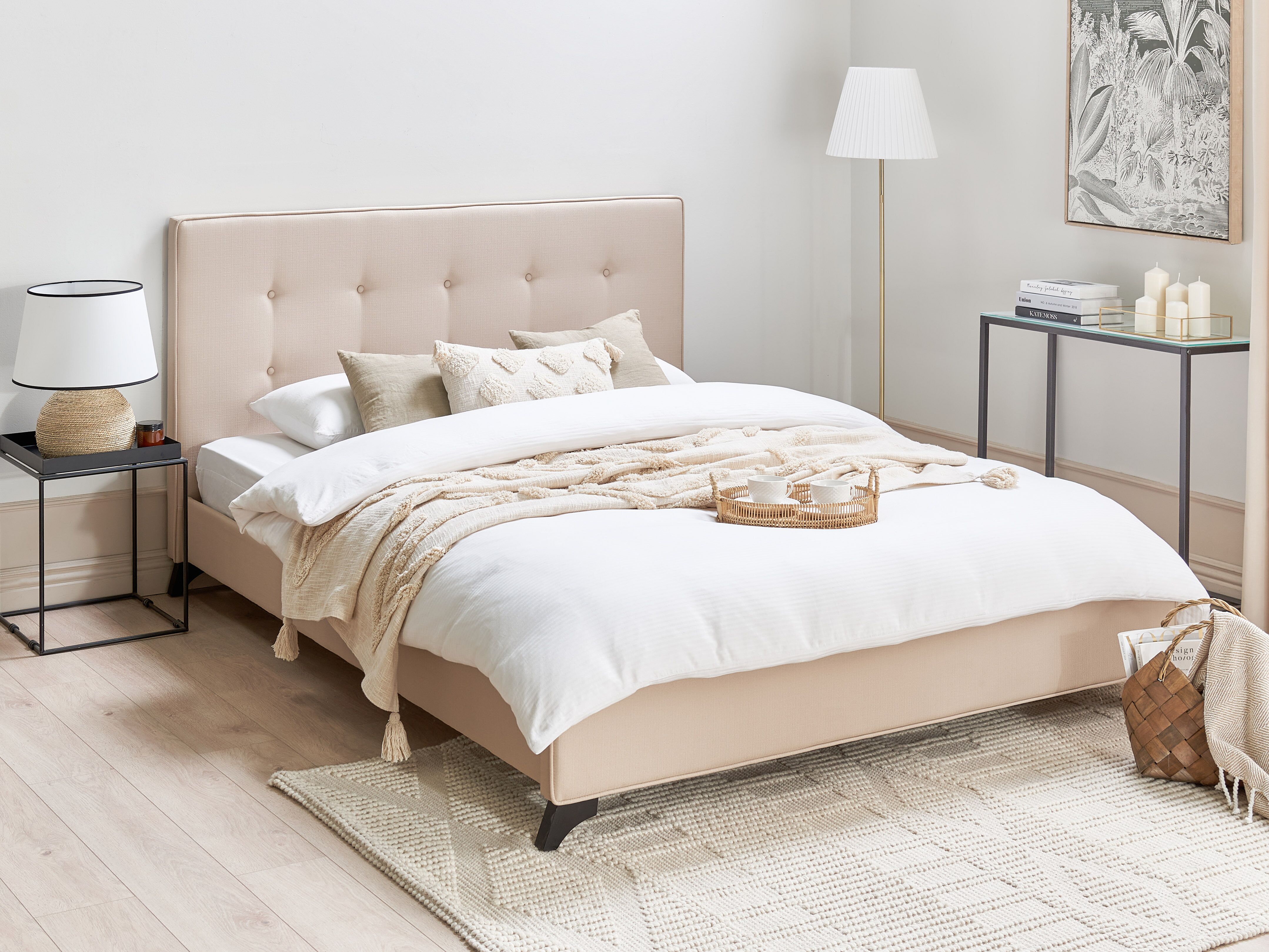 Bed Fabric AMBASSADOR 160 x 200 cm (EU King Size) Beige