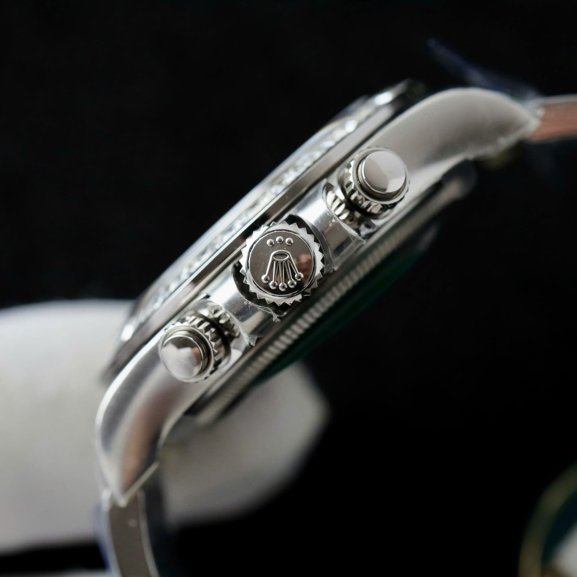 Rolex Daytona 126500 Copies Watch Diamonds Moissanite Custom 40mm - Elite Watch Atelier