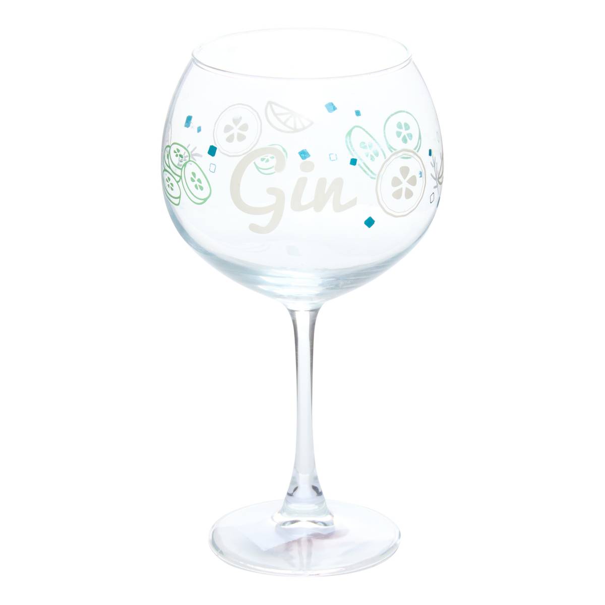 Set of 6 "Stella" gin glasses 680 ml, glass, transparent