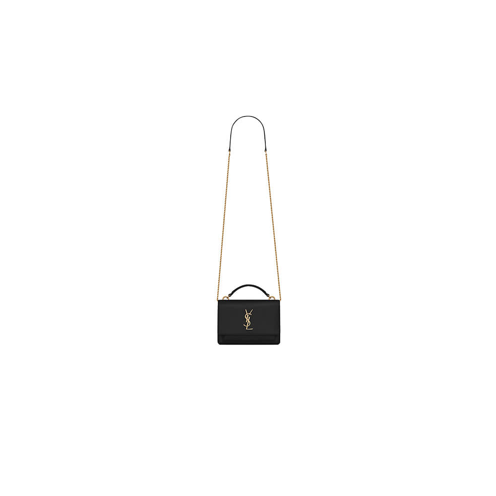 YSL SUNSET BAG CHAIN WALLET IN SMOOTH LEATHER1:1High-quality replica