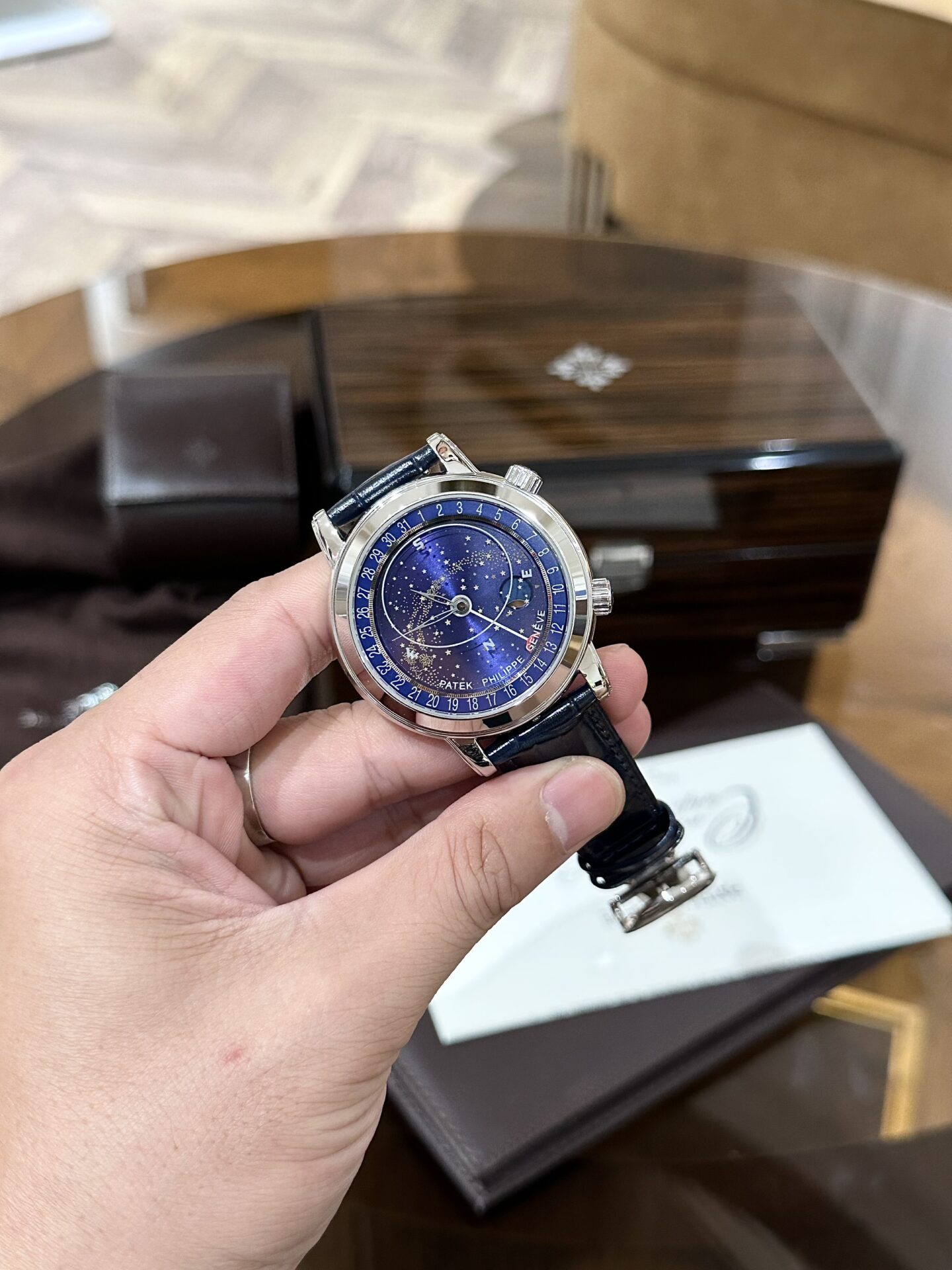 Patek Philippe Complications 6102 Replica 11 Watch Blue 44mm - Top club