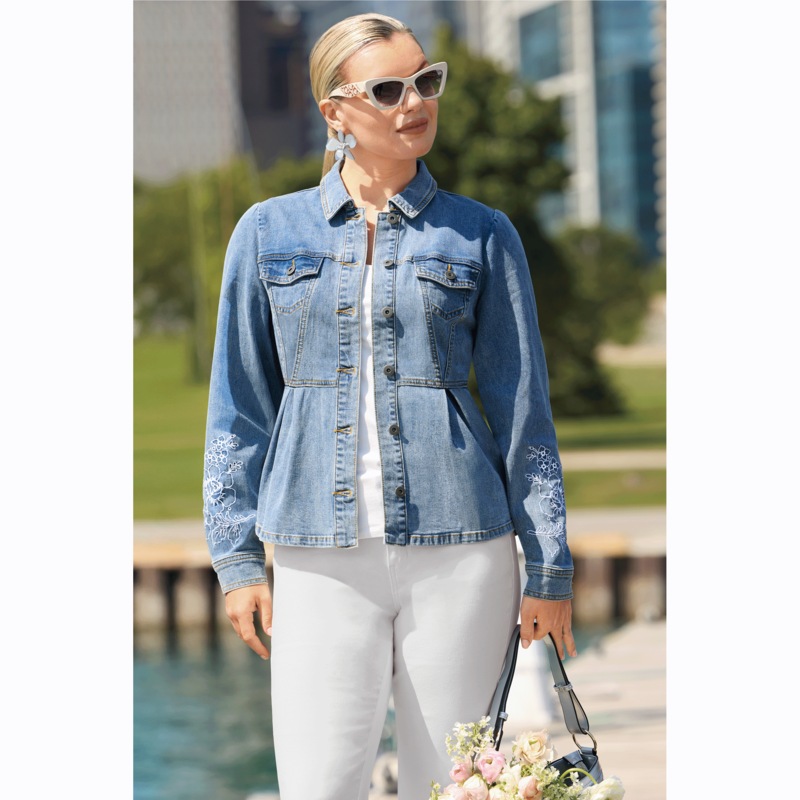 Diana Denim Jacket - MIDNIGHT VELVET CATALOG