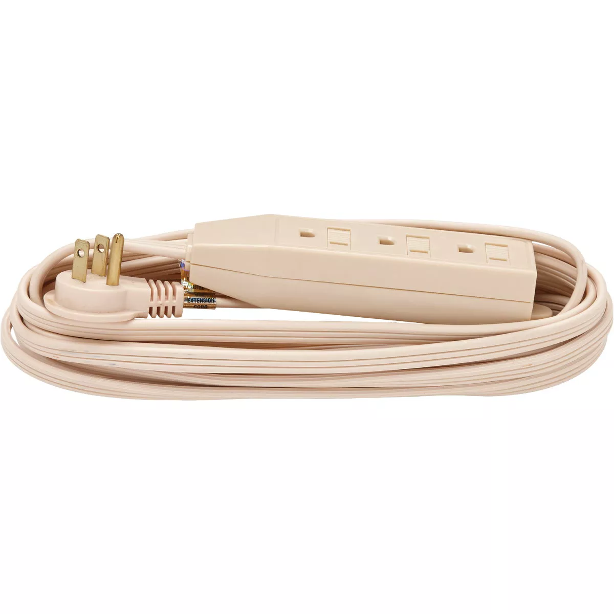 Do it Best 13 Ft. 16/3 Flat Plug Tan Extension Cord
