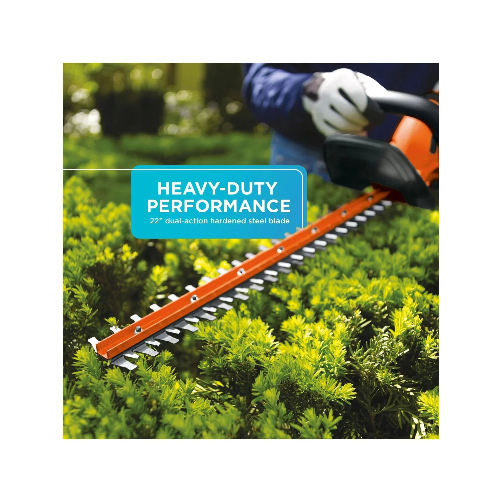 BLACK+DECKER 20V MAX Cordless Lithium 22 in Hedge Trimmer - LHT2220 - Image 8 BLACK+DECKER 20V MAX Cordless Lithium 22 in Hedge Trimmer - LHT2220 - Image 8