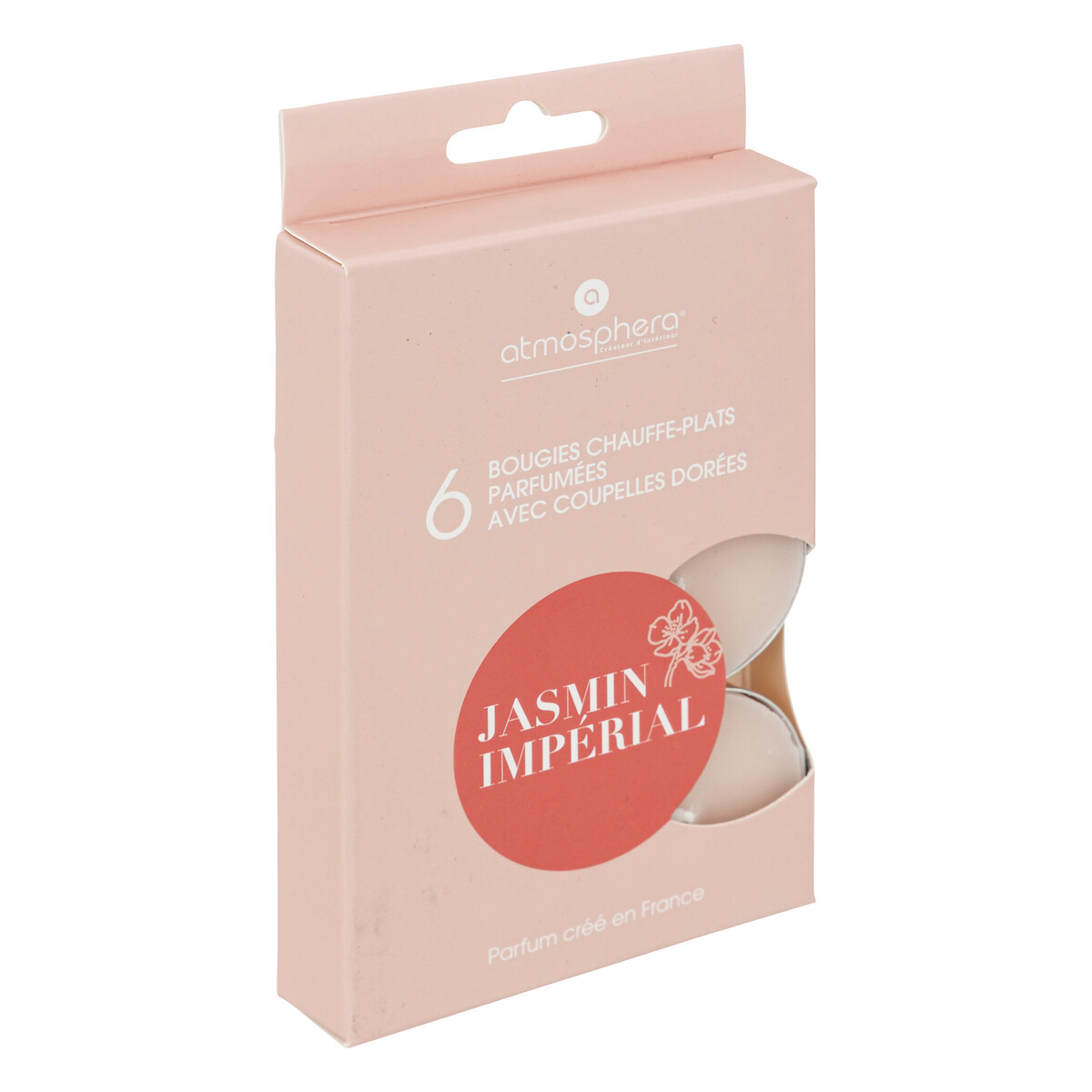 6 Scented candles "Izor" Imperial jasmine, 78g