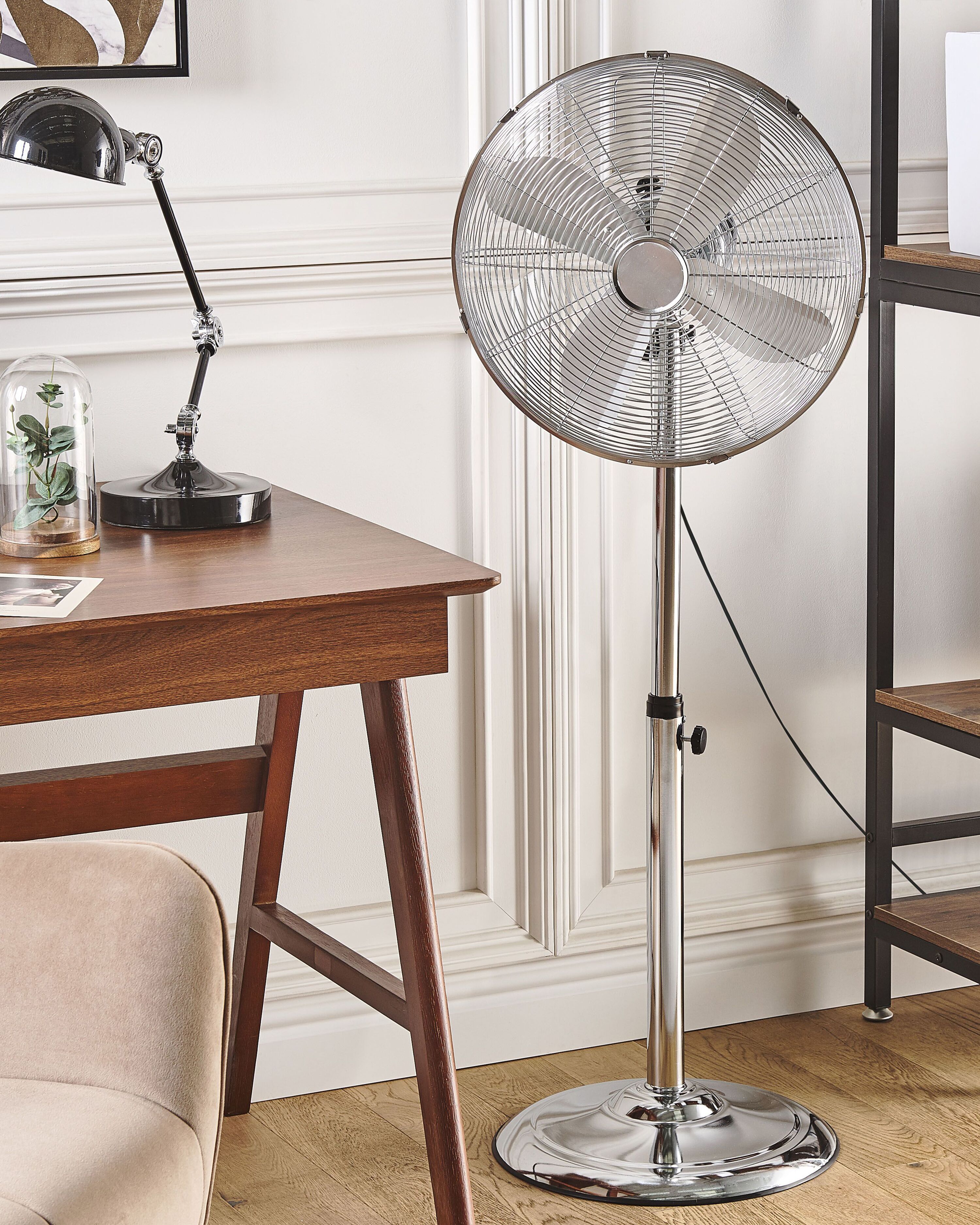 Floor Fan TRENT Silver