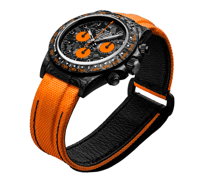 ROLEX Diw Daytona carbon orange edition 40mm oyster black(1:1 replica) - Top club