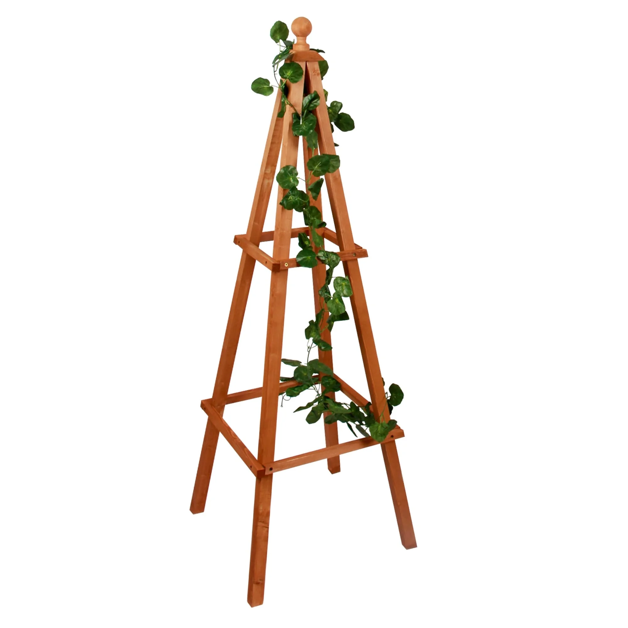 Leisure Season Medium Obelisk Trellis for Climbing Vines - Flowers -Vegetables
