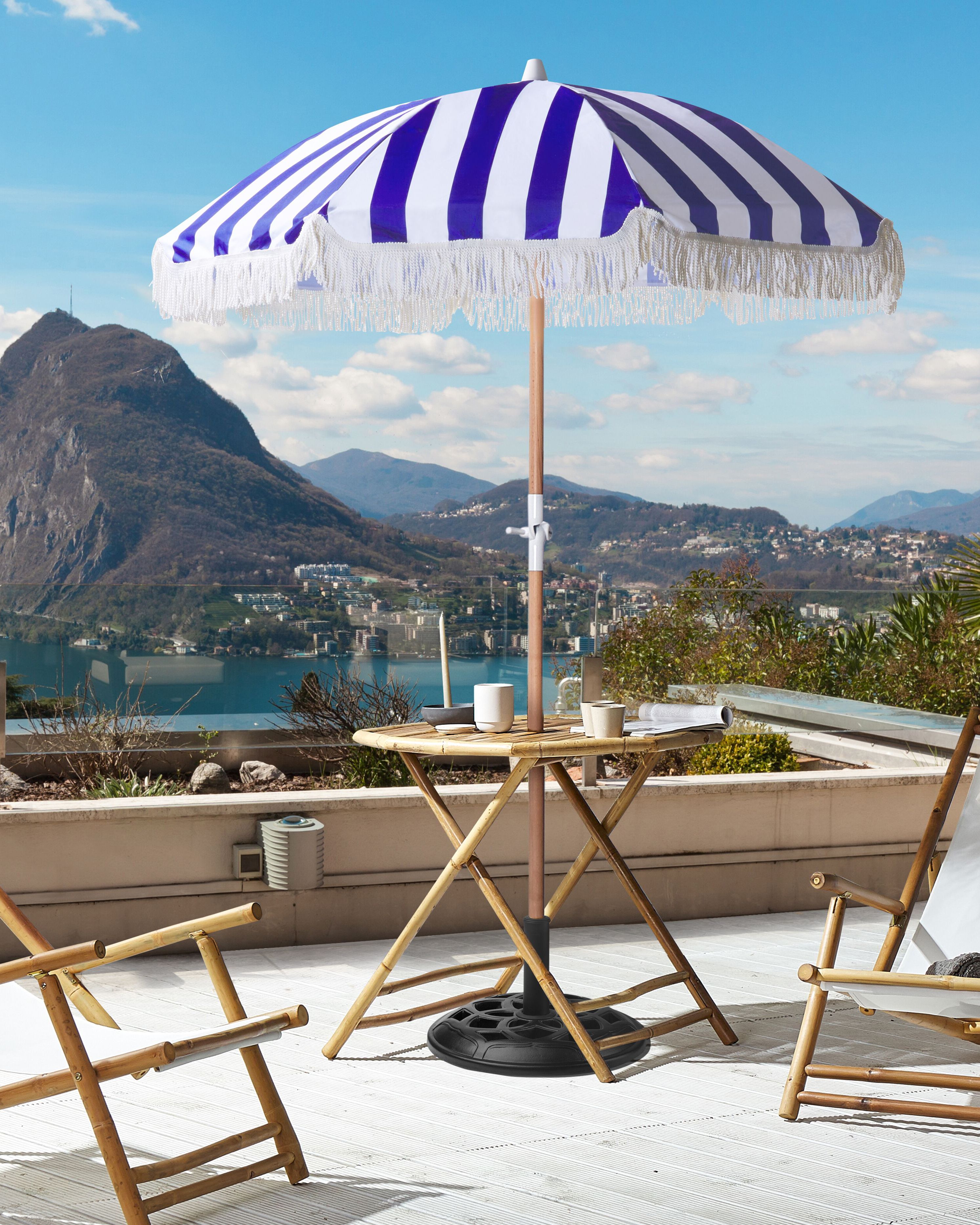 Patio Parasol 150 cm MONDELLO Blue