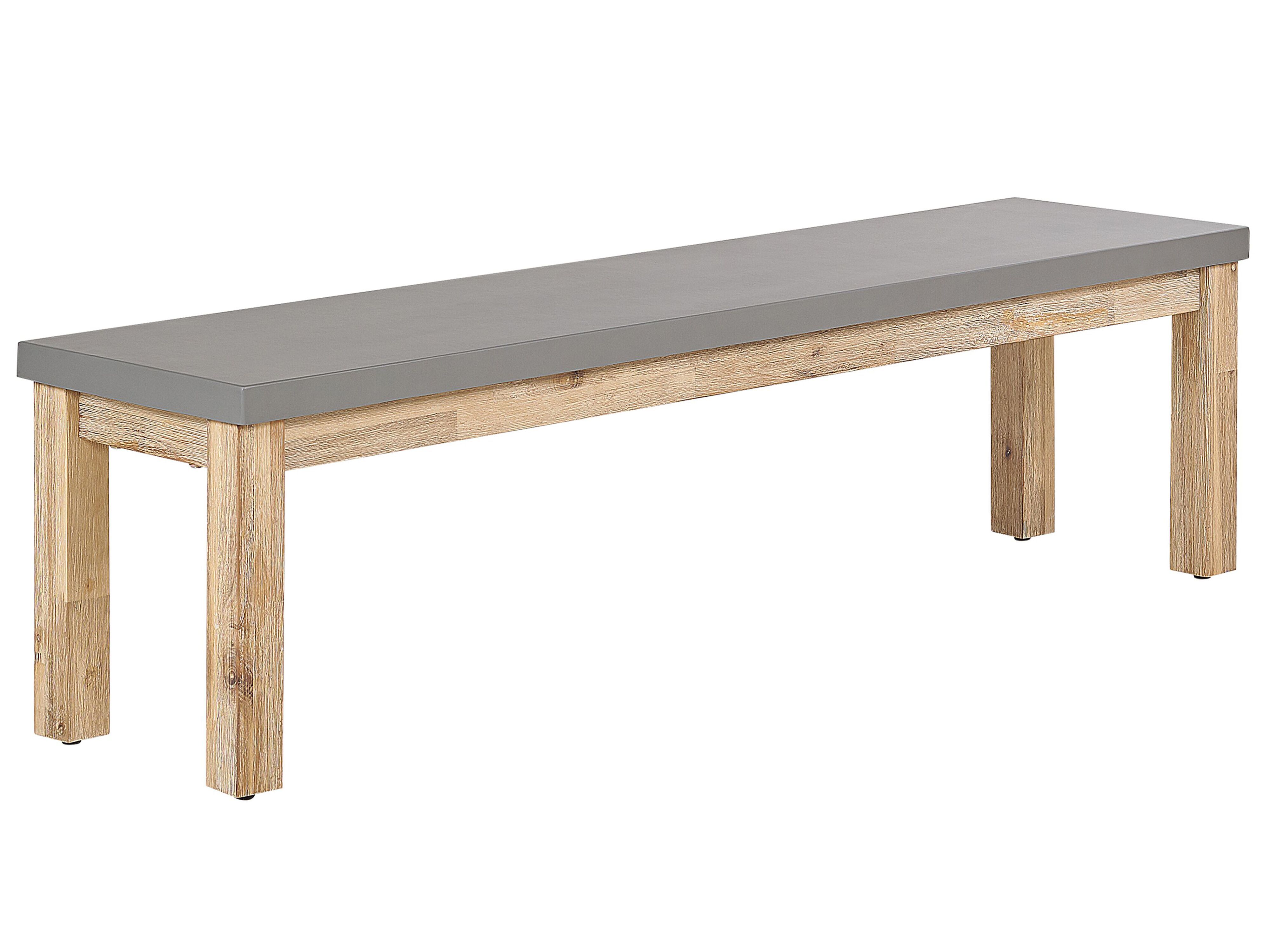 Garden Bench OSTUNI 160 cm Concrete Grey
