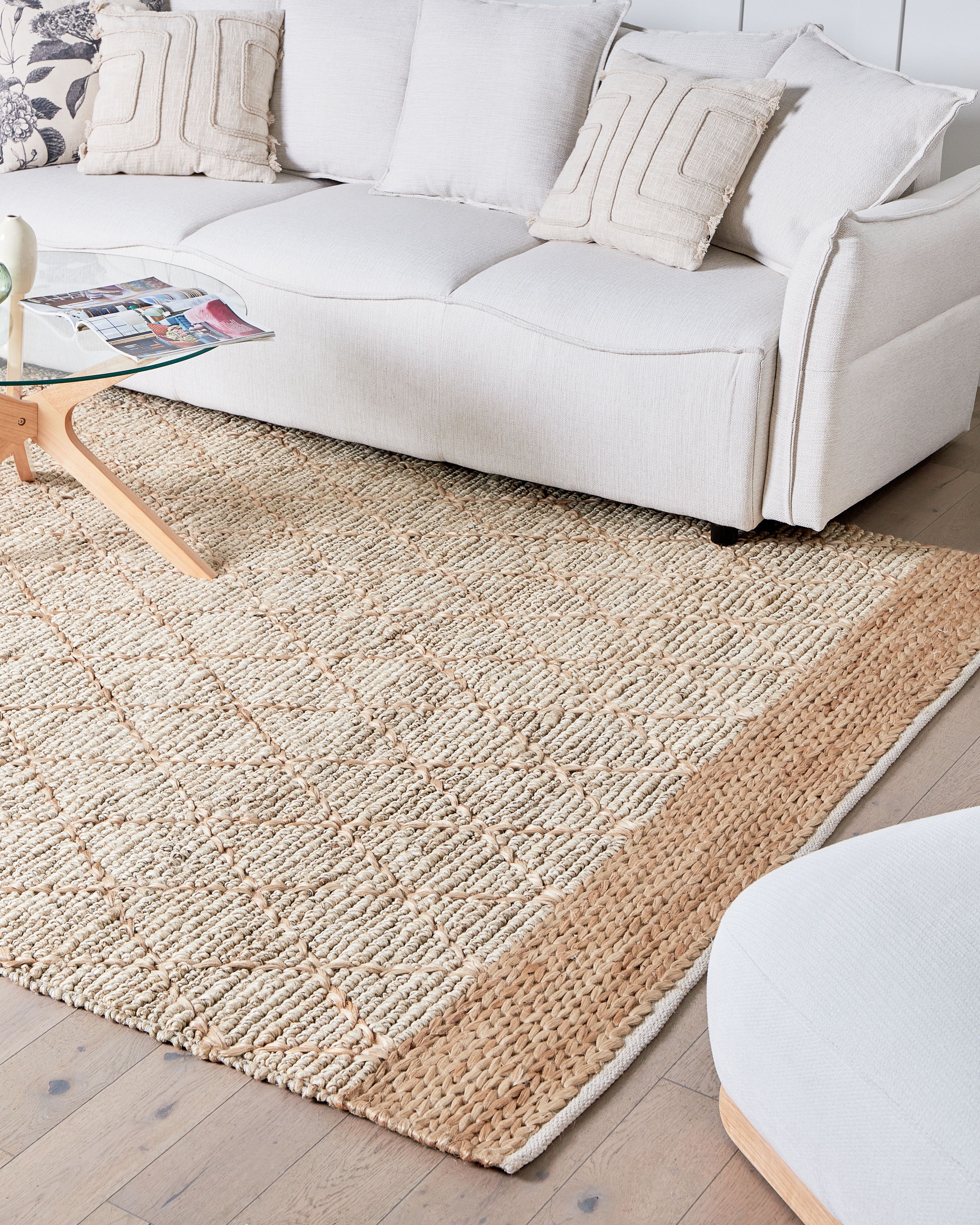 Rug TELLIKAYA Beige 200 x 300 cm Jute