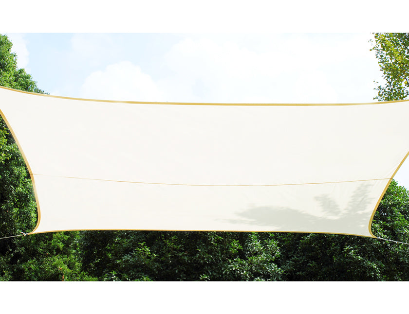 Practo Garden - Schaduwzeil - Rechthoek - Polyetheen - 3 x 4 m - Crème