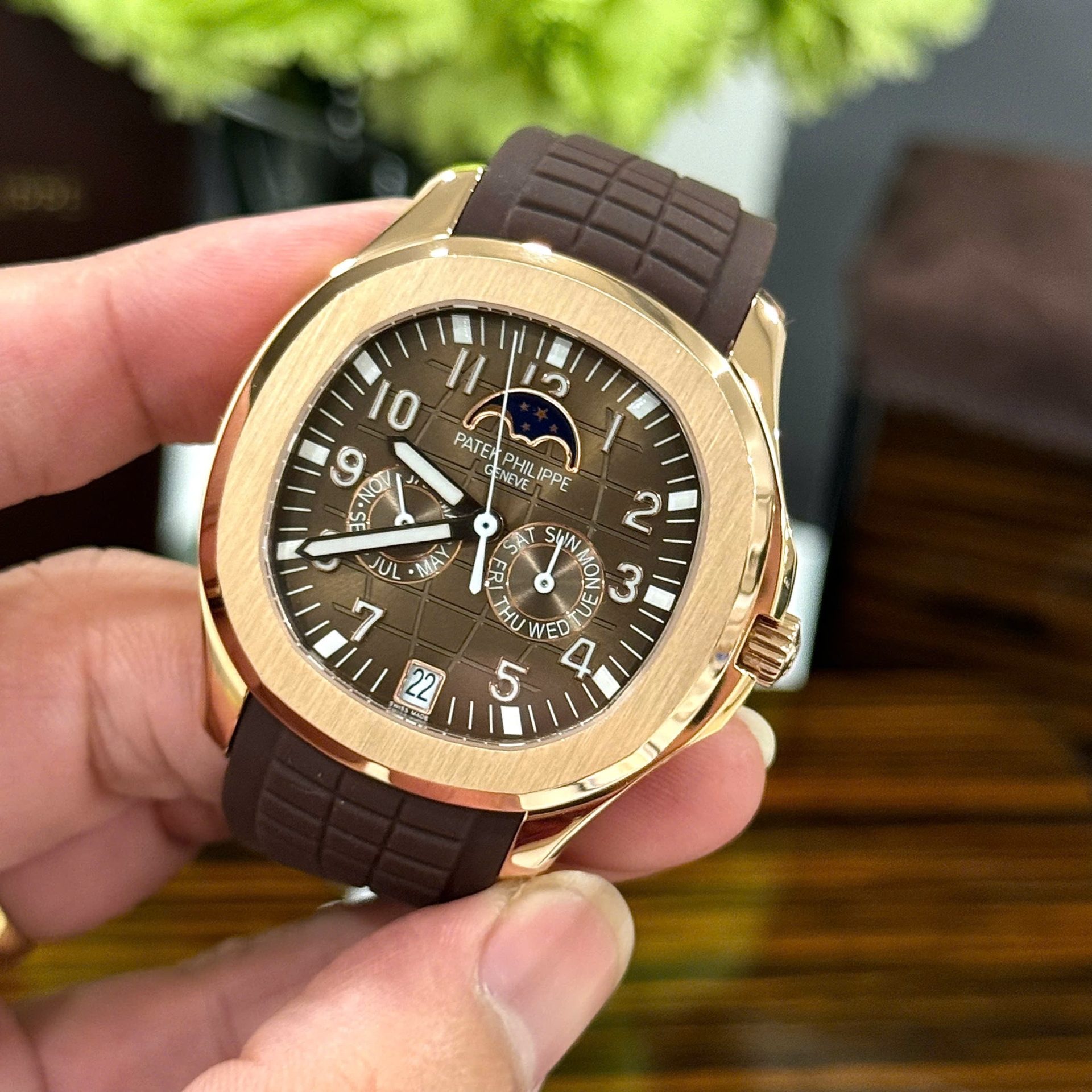 Patek Philippe Aquanaut 5261R Best Replicas Chocolate Dial Automatic Swiss Movement 40mm - Elite Watch Atelier
