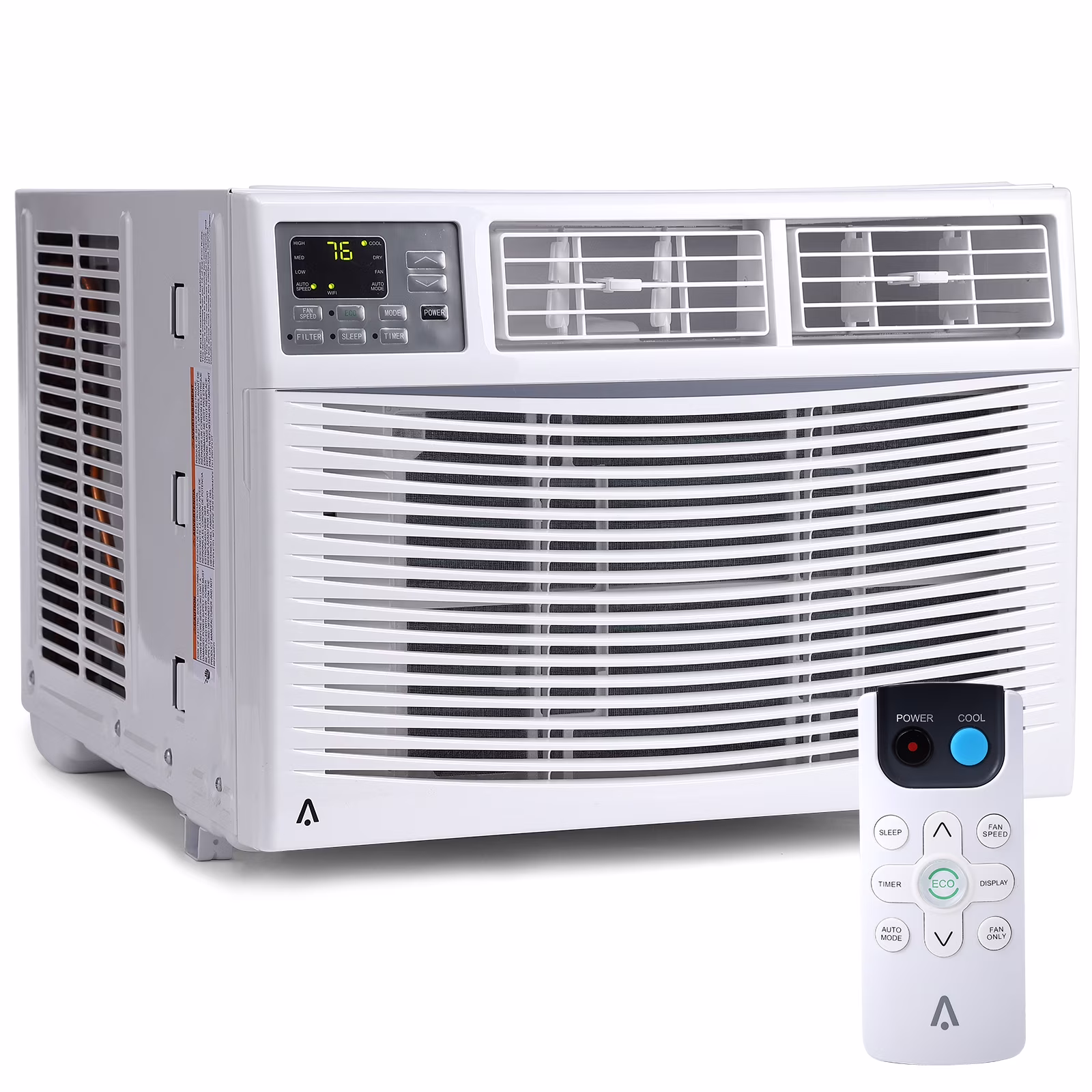 Air Conditioner, 8000 BTU Turbo Fast Cooling AC Unit Remote/App Control, Flexible Window Opening(T Design Install Kit), 24H Timer, Washable Filter,White - Image 3