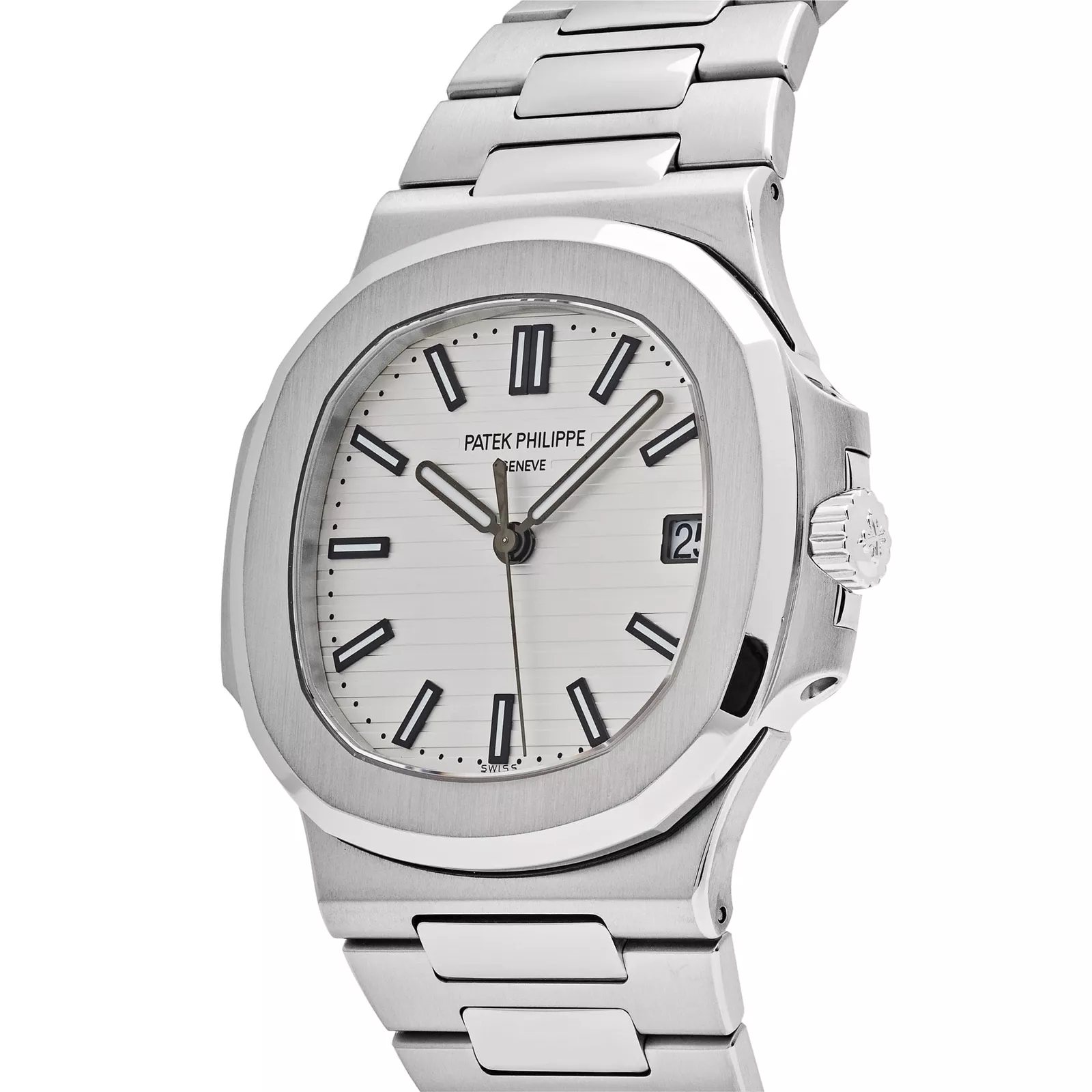 Patek Philippe Nautilus Gold White Dial Mens Watch 5711/1A-011(1:1 replica) - Top club