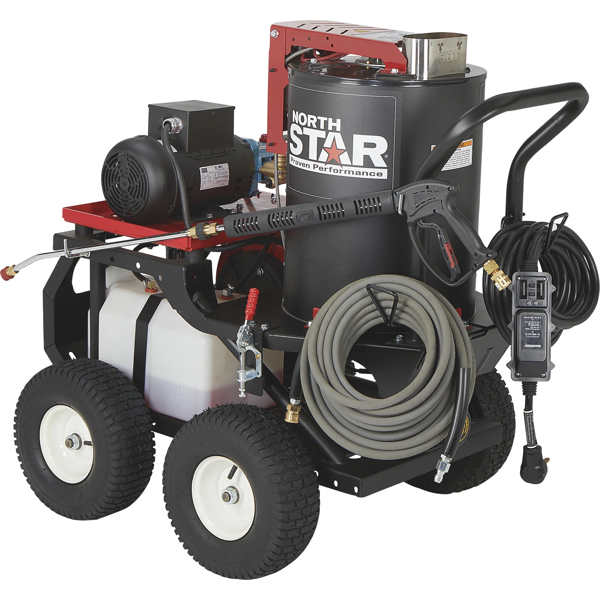 NorthStar Electric Wet Steam and Hot Water Pressure Washer, 2750 PSI, 2.5 GPM, 230 Volts - Image 8