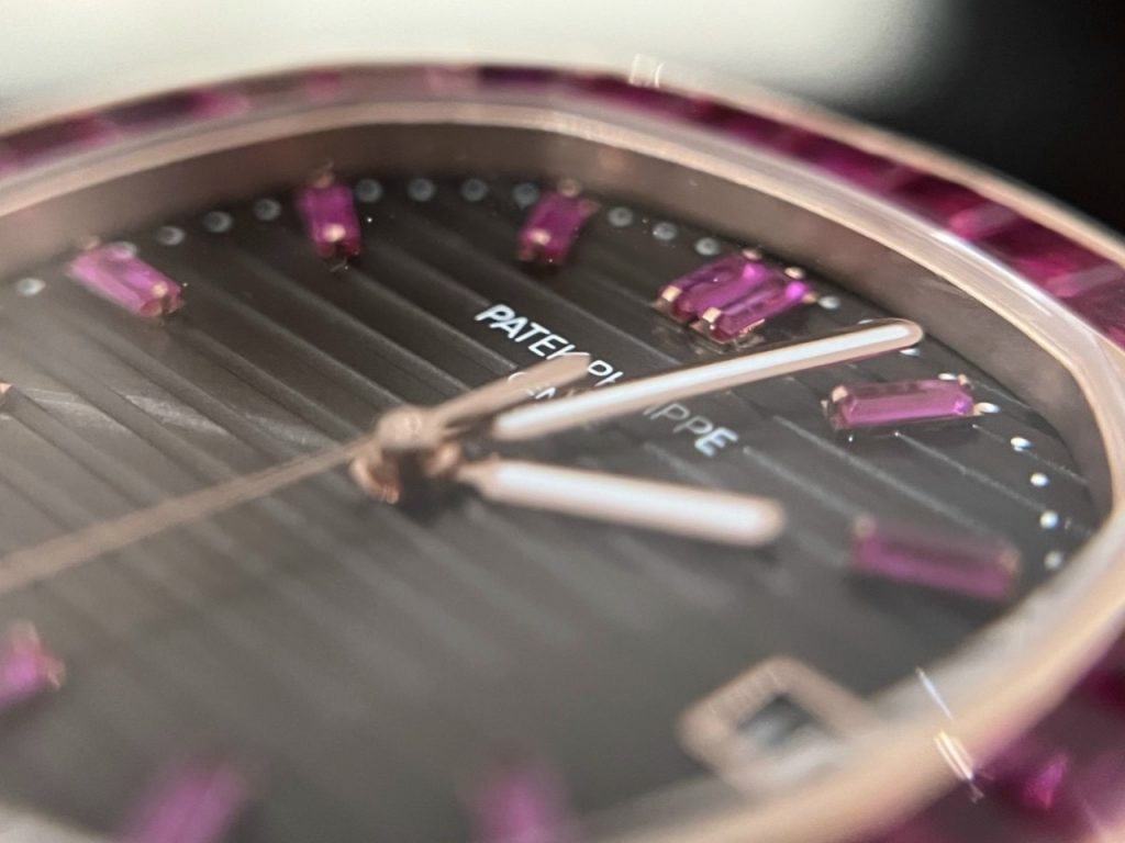 Patek Philippe Nautilus 5723 Replica Watch Gold Wrapped With Red Ruby 40mm - Top club