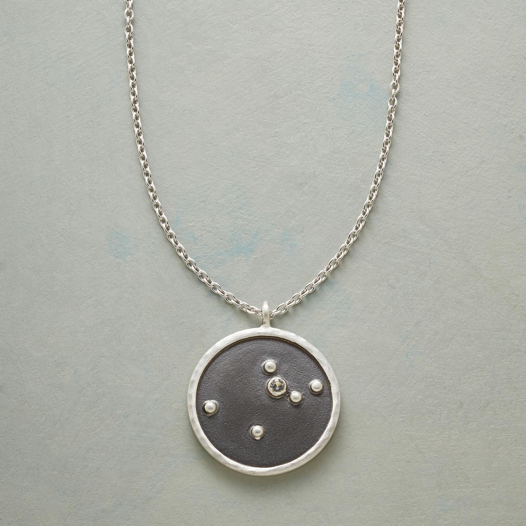 Silver Zodiac Constellation Necklace - Sundance Clothing