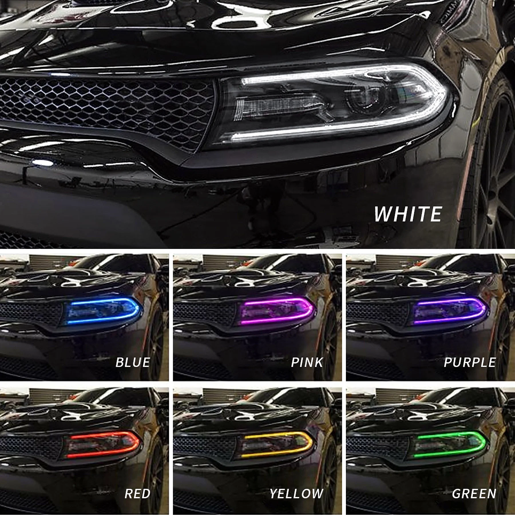 VLAND for Dodge Charger 2011 2012 2013 2014 Dual Beam Projector Headlights Replacement Assembly - Image 22