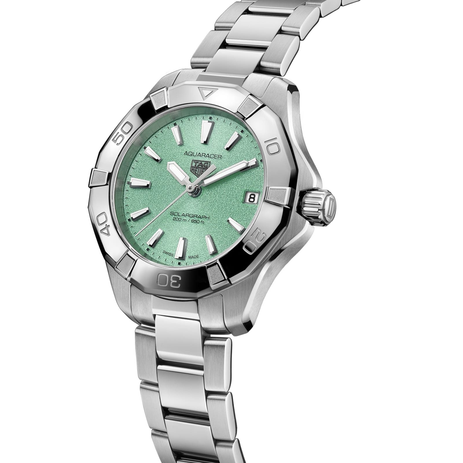 TAG Heuer Replica Watch Aquaracer Professional 200 Solargraph Solar Quartz 34 mm Steel(1:1 replica) - Top club