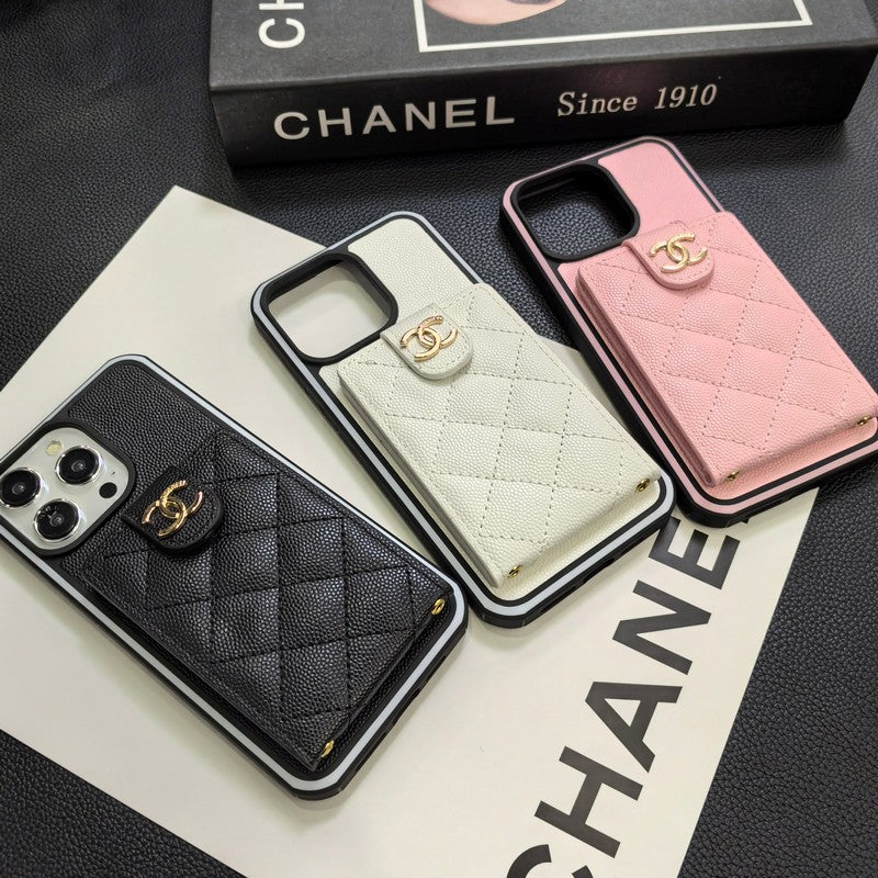 C.C Crossbody Leather iPhone Case - Wholesale & Influencer