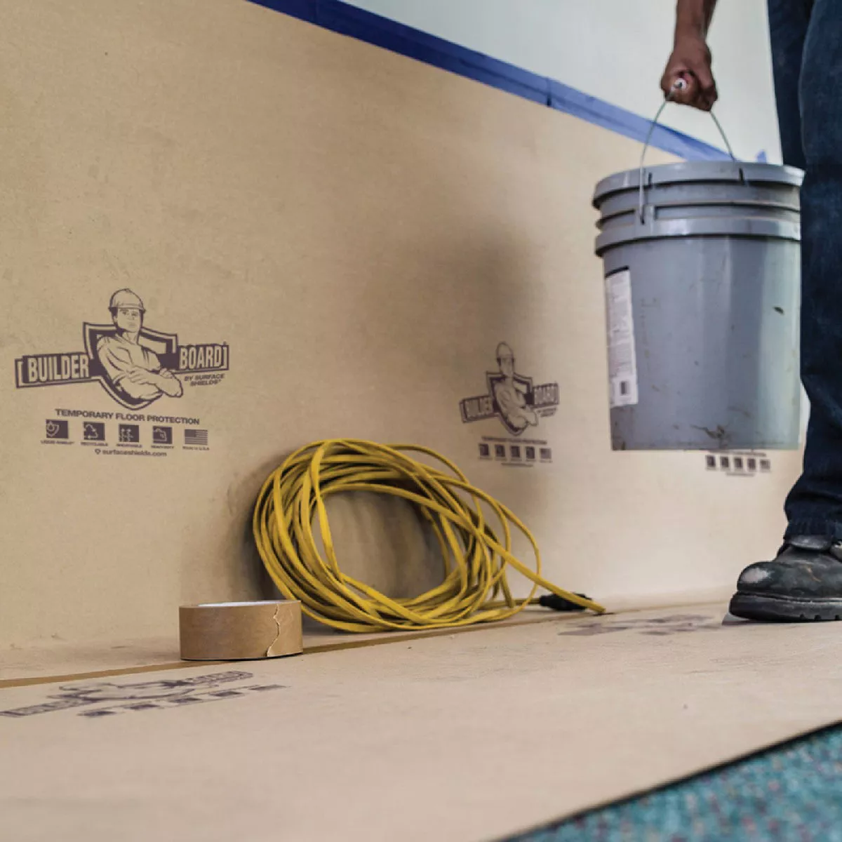 Surface Shields Builder Board 38 In. x 100 Ft. Floor Protector