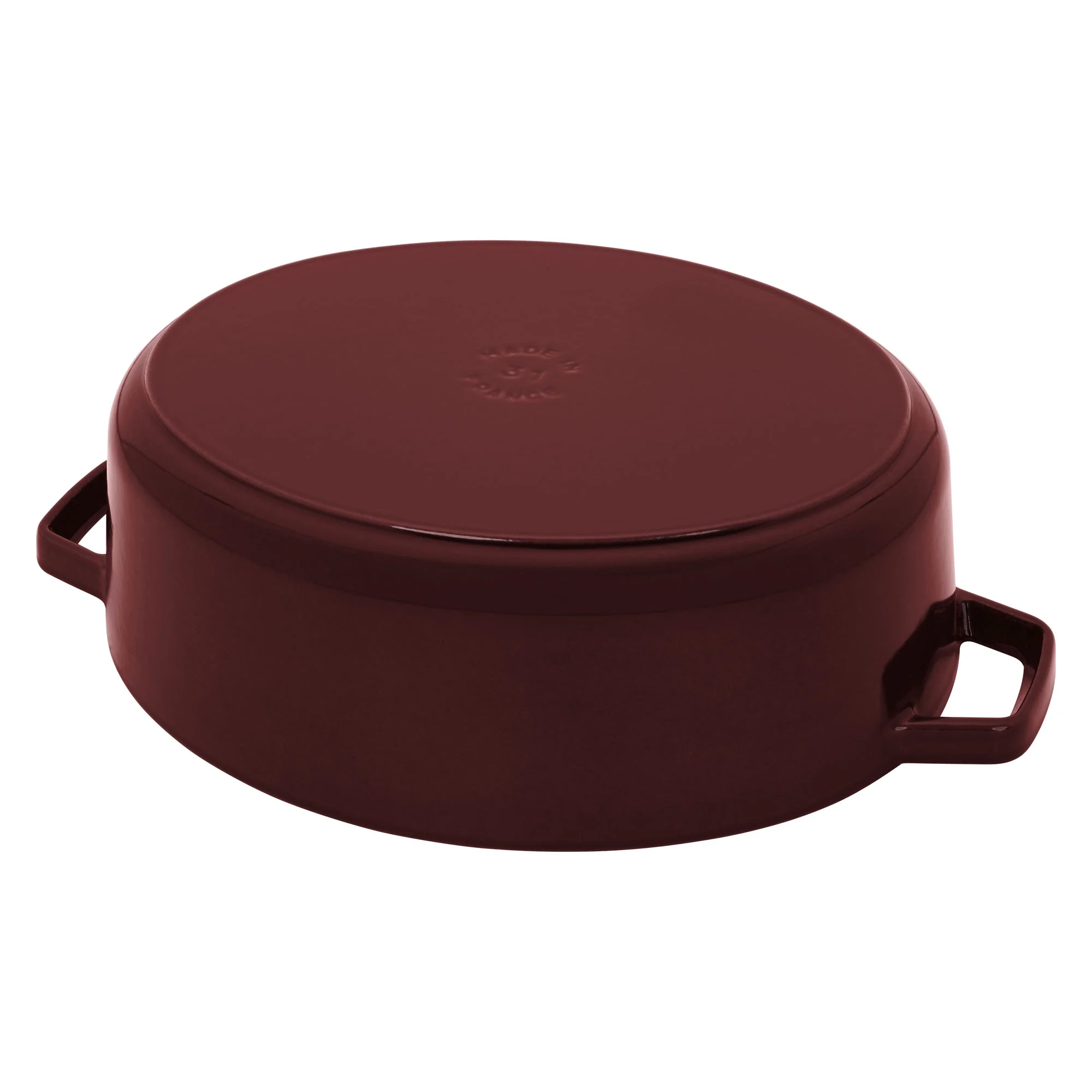 Staub Cast Iron 6.25-qt Shallow Oval Dutch Oven - Citron - Image 21