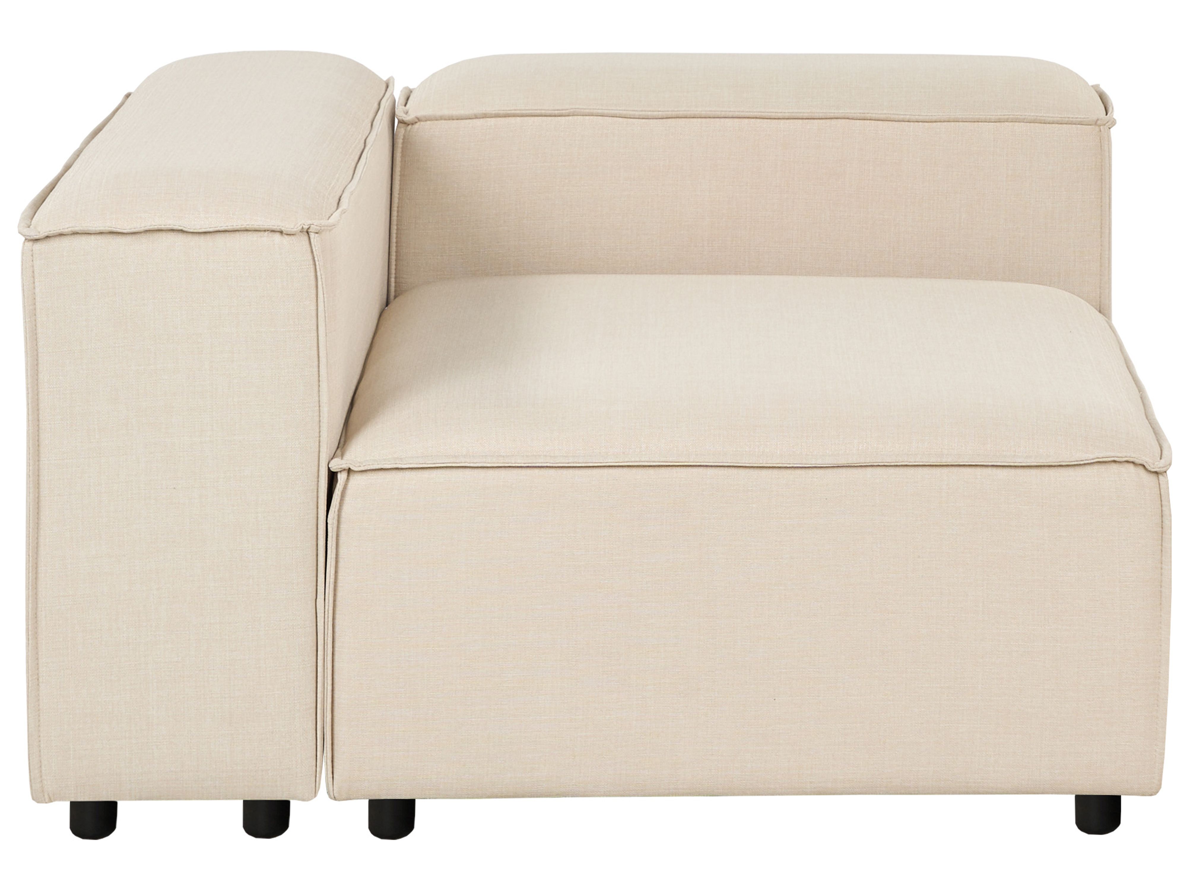 Corner Seat ARDAL Fabric Beige Right Hand