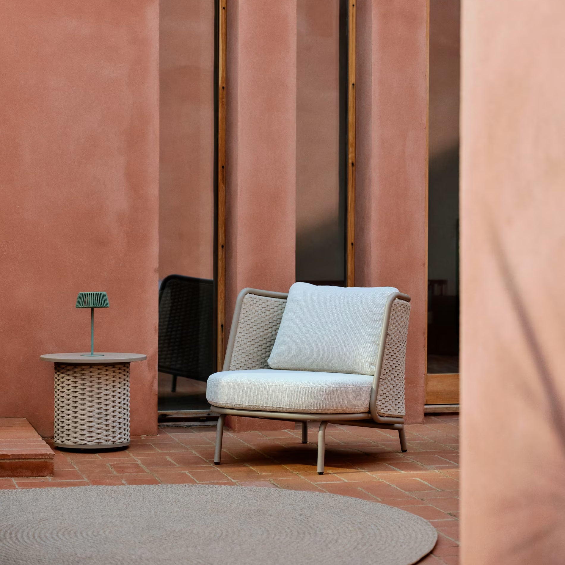 Kave Home Sedalis Lounge Stoel - Taupe