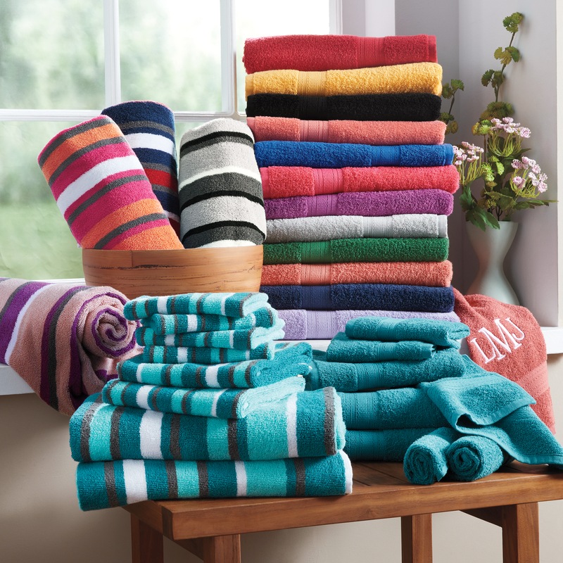 Color Connection Cotton Bath Towel Set, 8 Pieces - MIDNIGHT VELVET CATALOG
