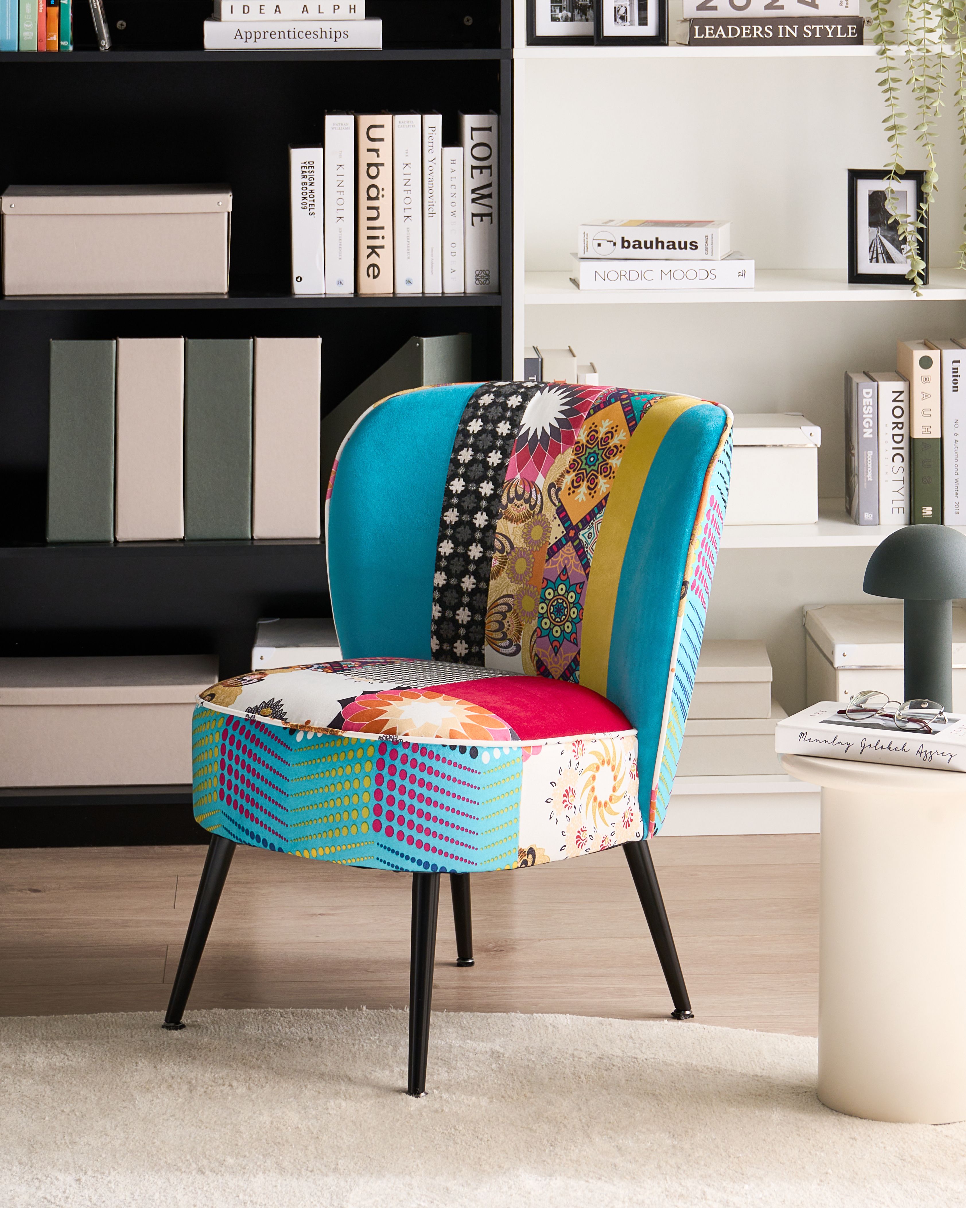 Armchair VOSS Fabric Blue
